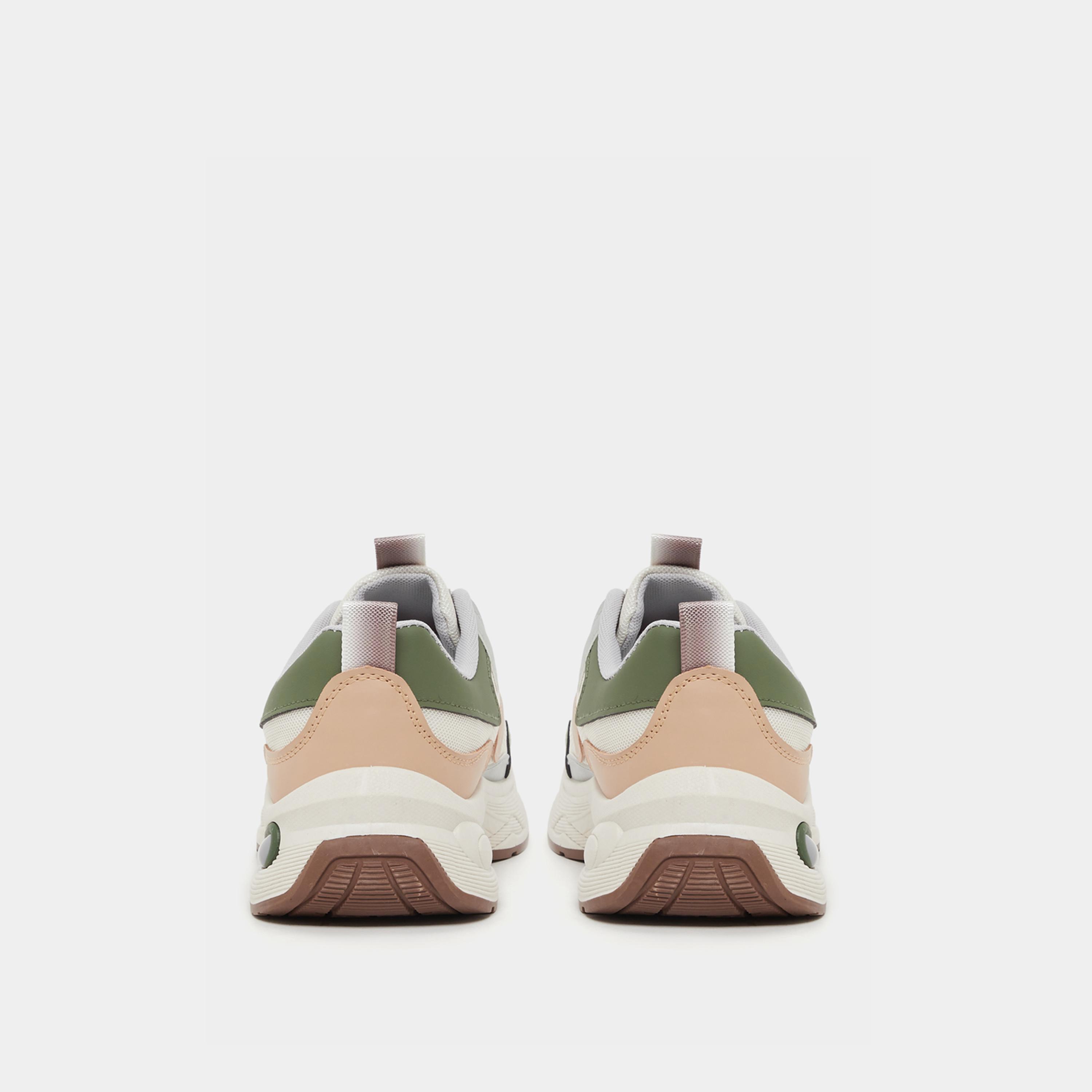 Take Two Textured Chunky Sole Lace Up Sneakers-men-shoes-sneakers-image-4