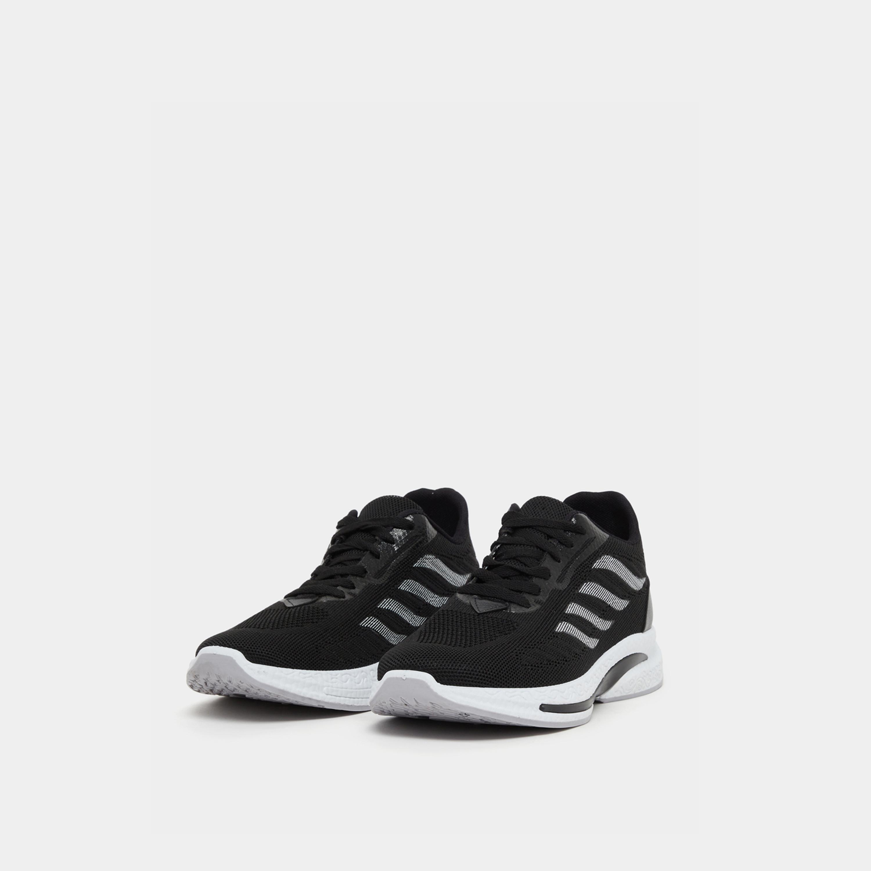 Take Two Breathable Striped Lace Up Sneakers-men-shoes-sneakers-image-2