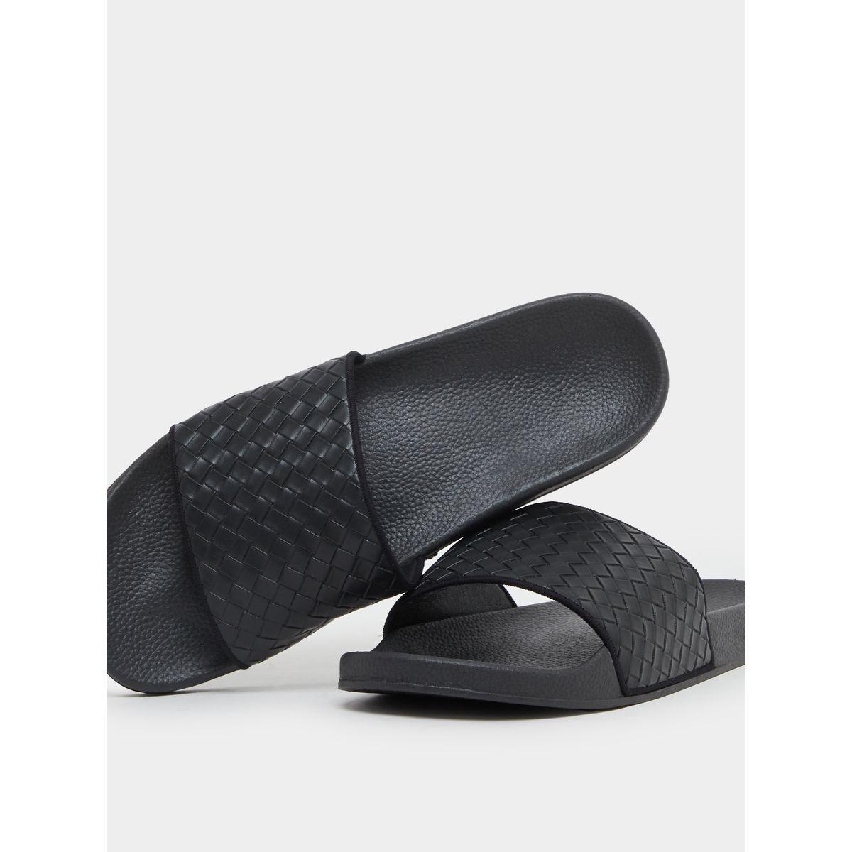 Take Two Braided Pattern Strap Slip On Slides-men-shoes-flipflopsandslides-image-3