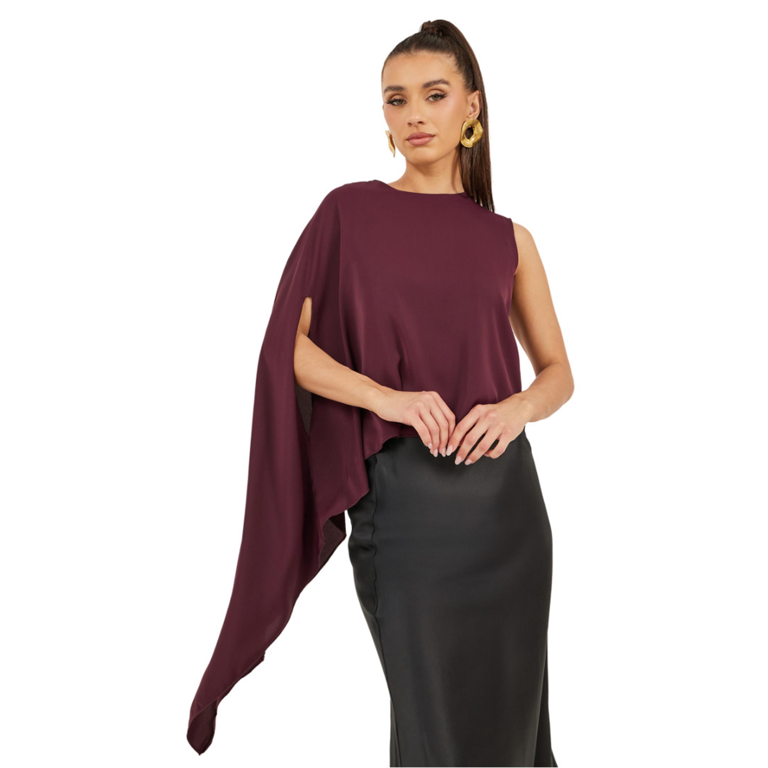 Styli One Cape Sleeve Regular Fit Top-women-clothing-shirtsandblouses-blouses-image-1