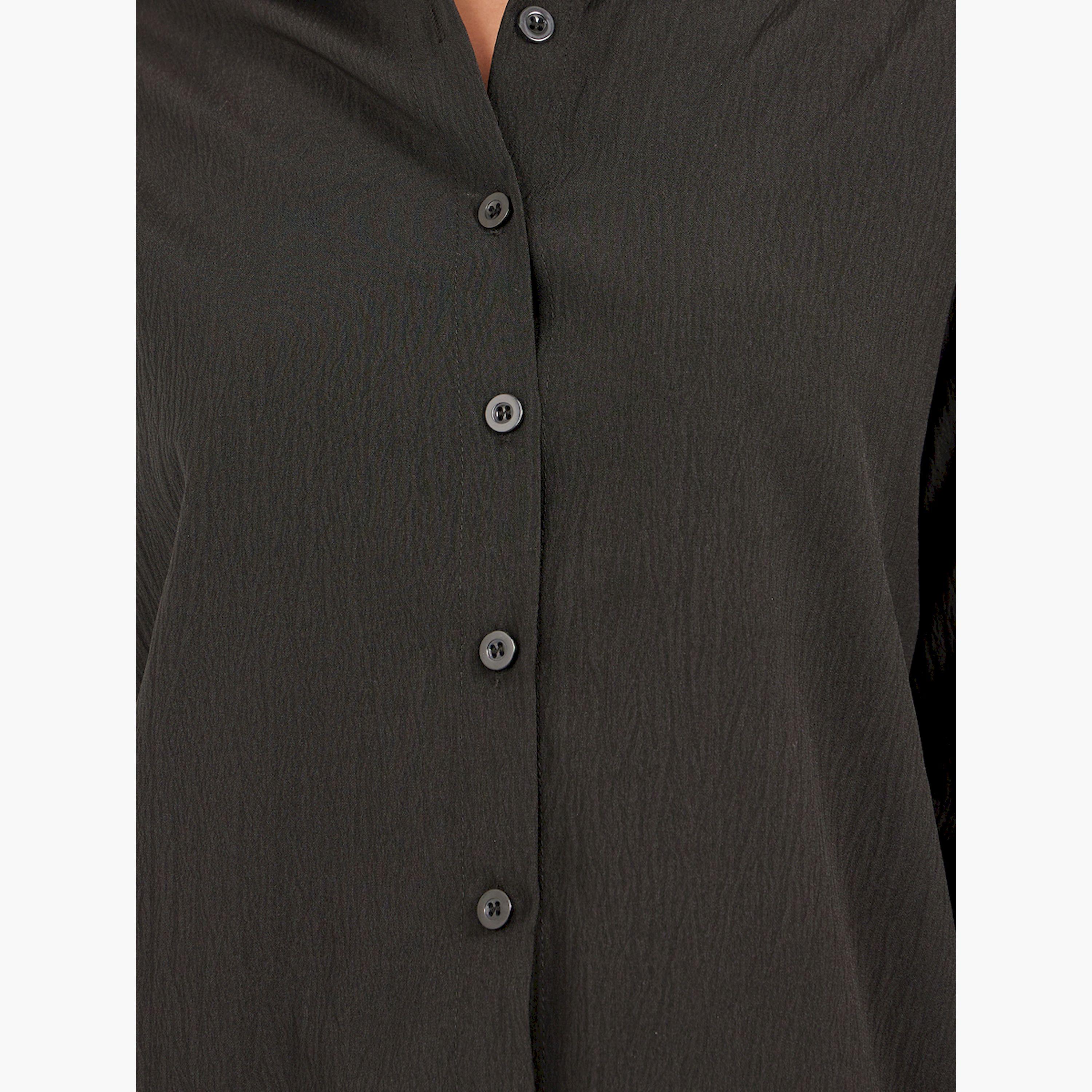 Styli Textured Long Sleeve Oversized Shirt-women-clothing-shirtsandblouses-shirts-image-4