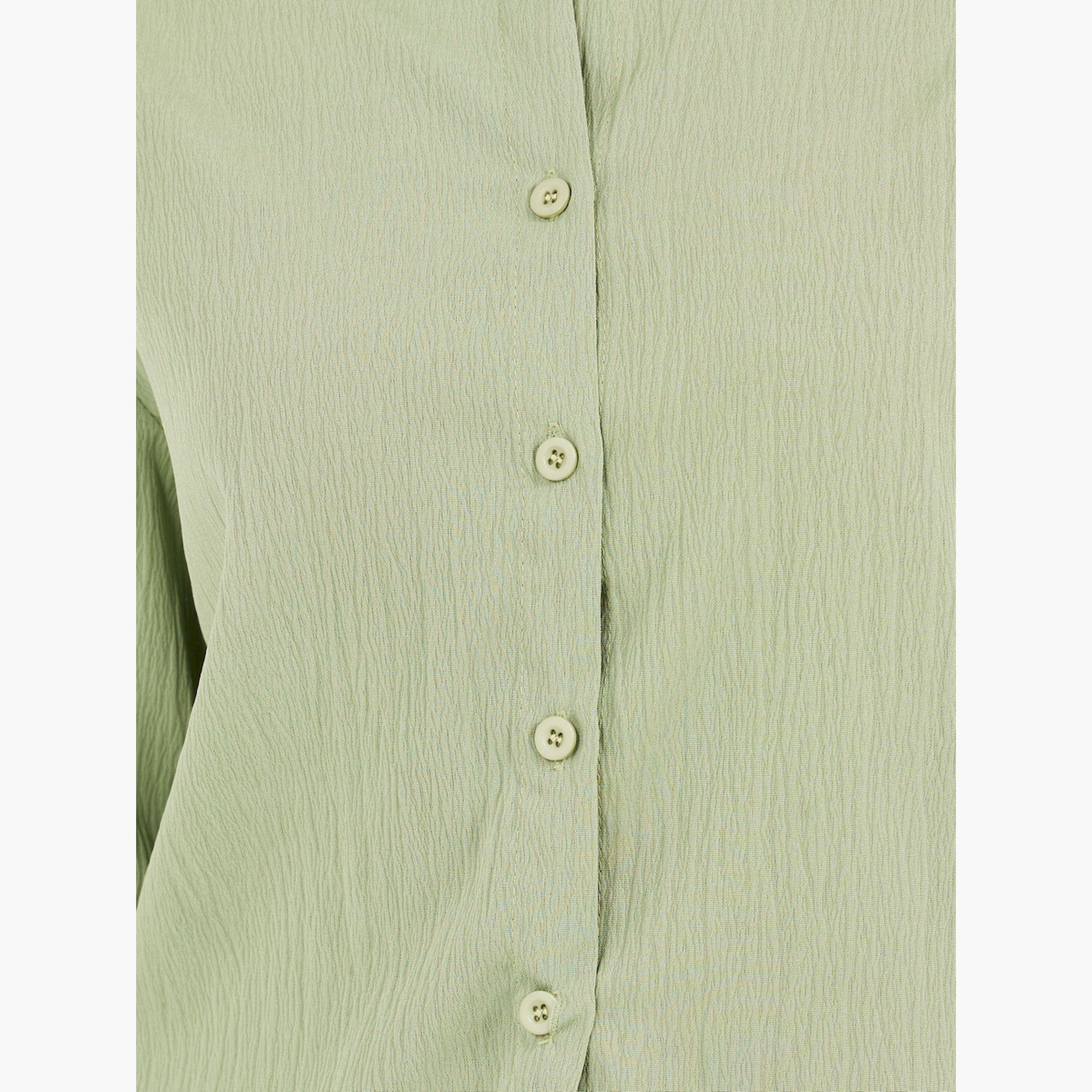 Styli Textured Long Sleeve Oversized Shirt-women-clothing-shirtsandblouses-shirts-image-4