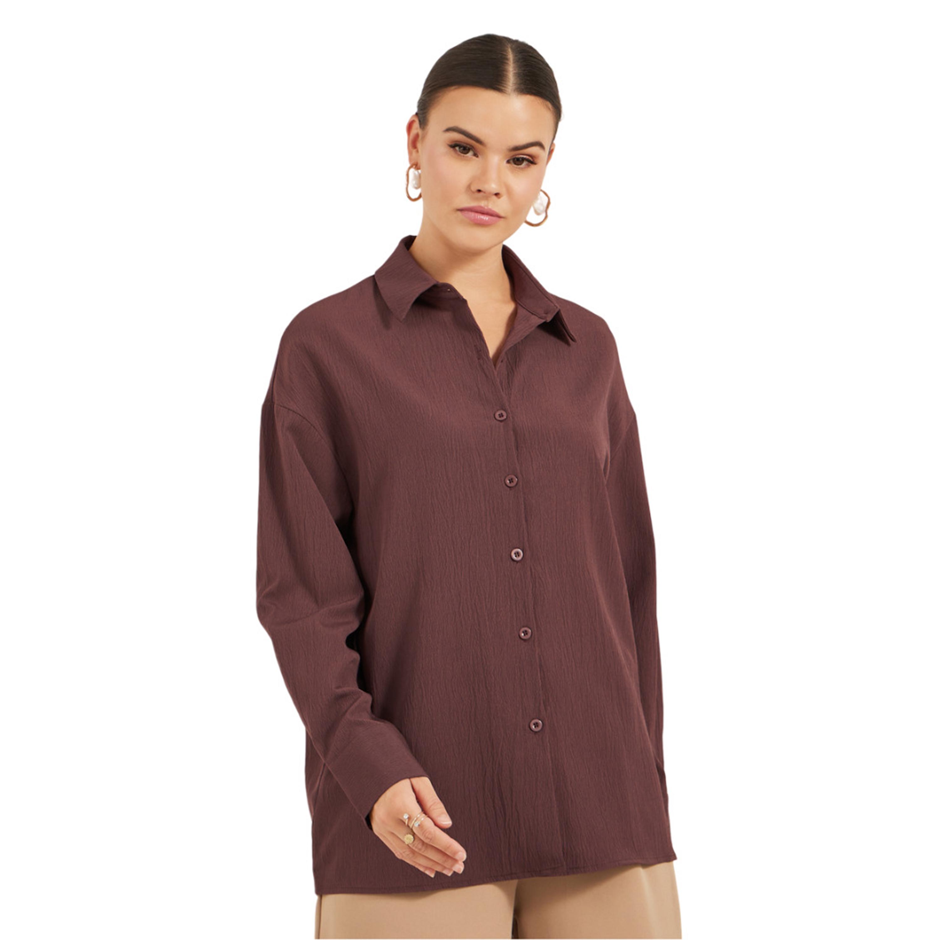 Styli Textured Long Sleeve Oversized Shirt-women-clothing-shirtsandblouses-shirts-image-3
