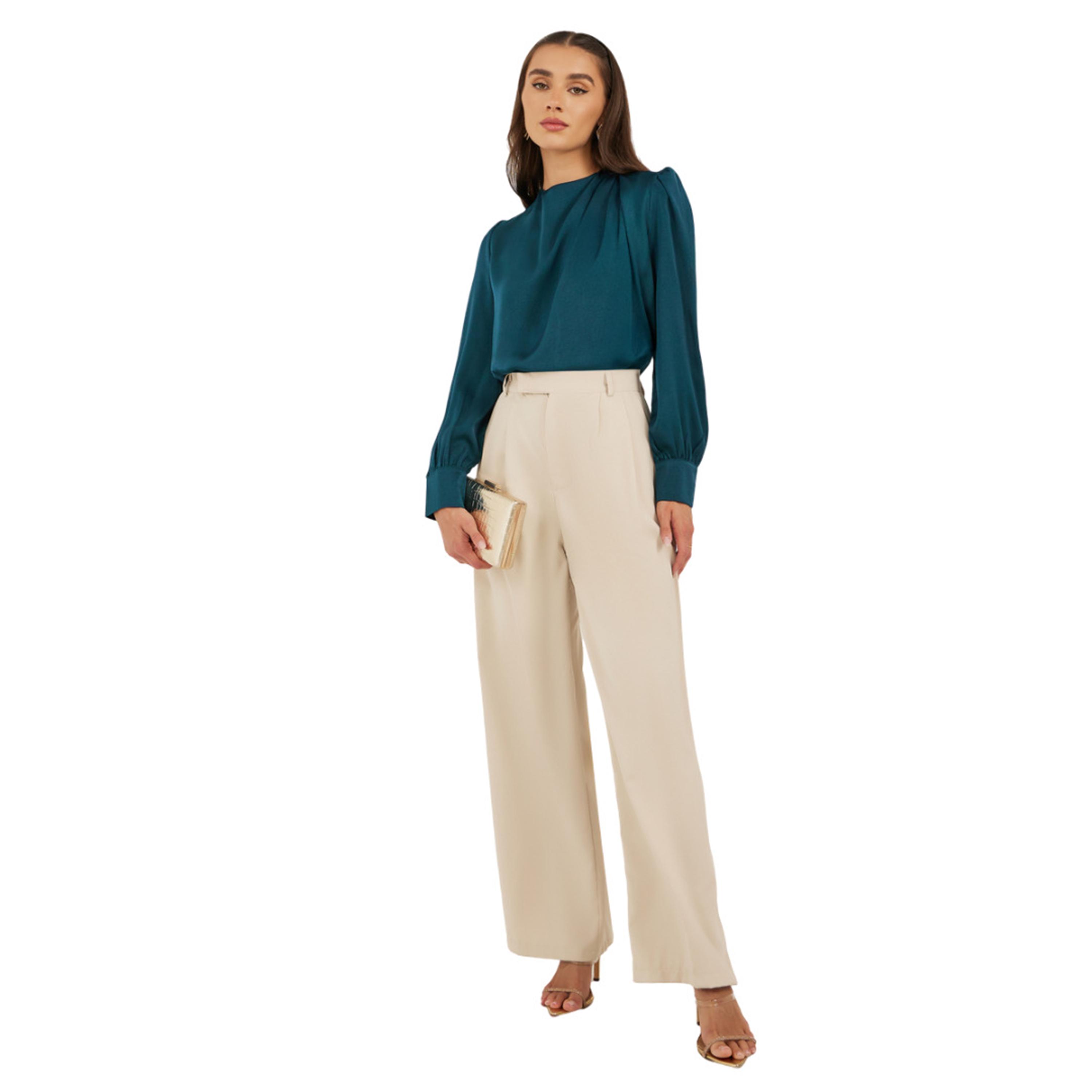 Styli Plain High Neck Satin Top-women-clothing-shirtsandblouses-blouses-image-3