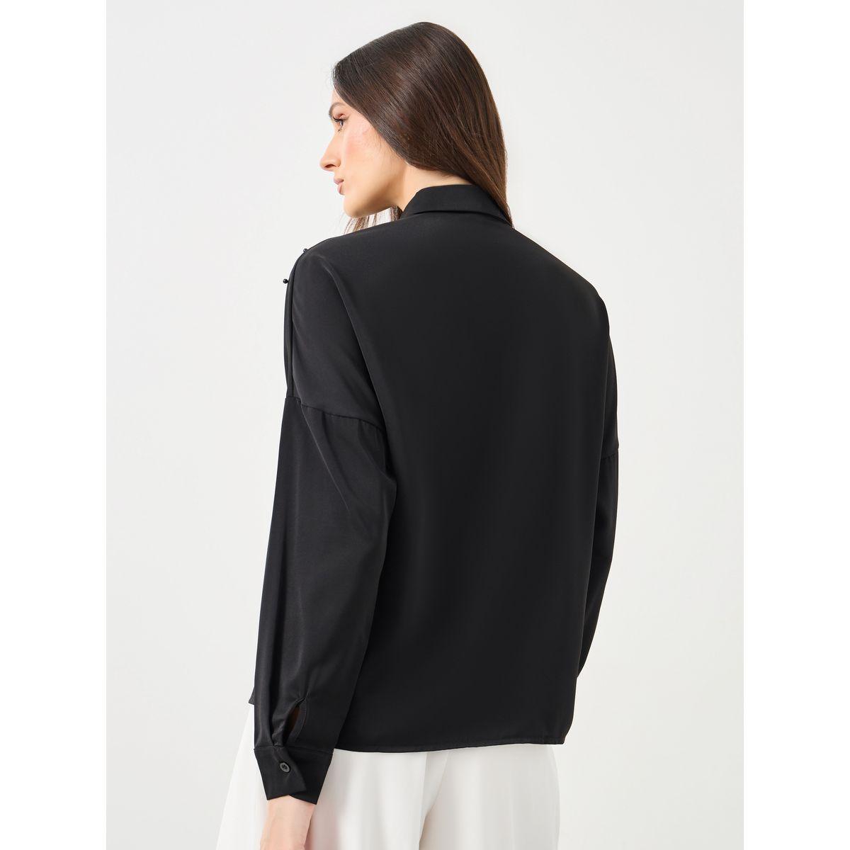 بلوزة بقصة عادية منمقة باللؤلؤ مع أكمام طويلة-women-clothing-shirtsandblouses-shirts-image-4