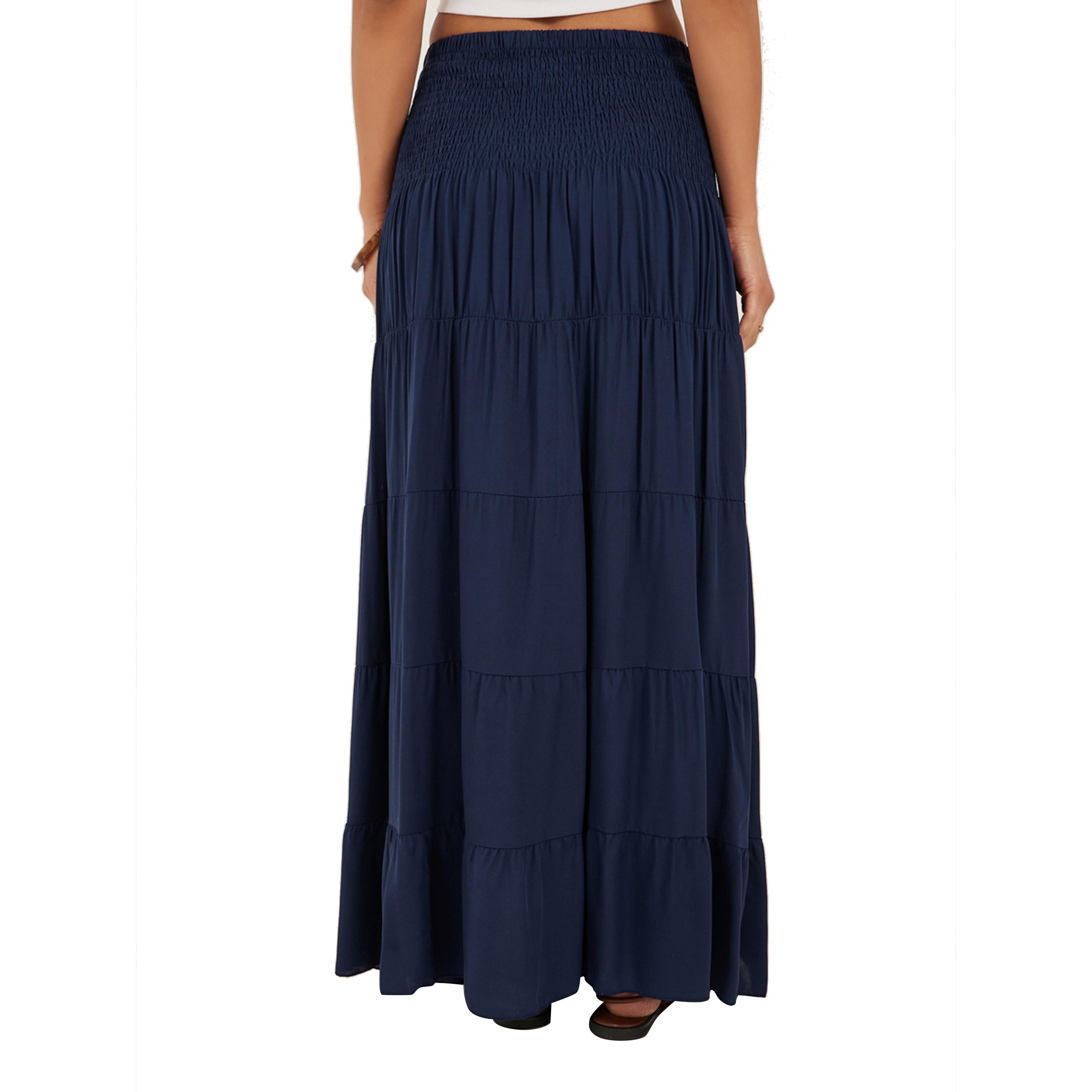 ستايلي -  فستان ماكسي على شكل حرف A متعدد الطبقات-women-clothing-bottoms-skirts-image-4