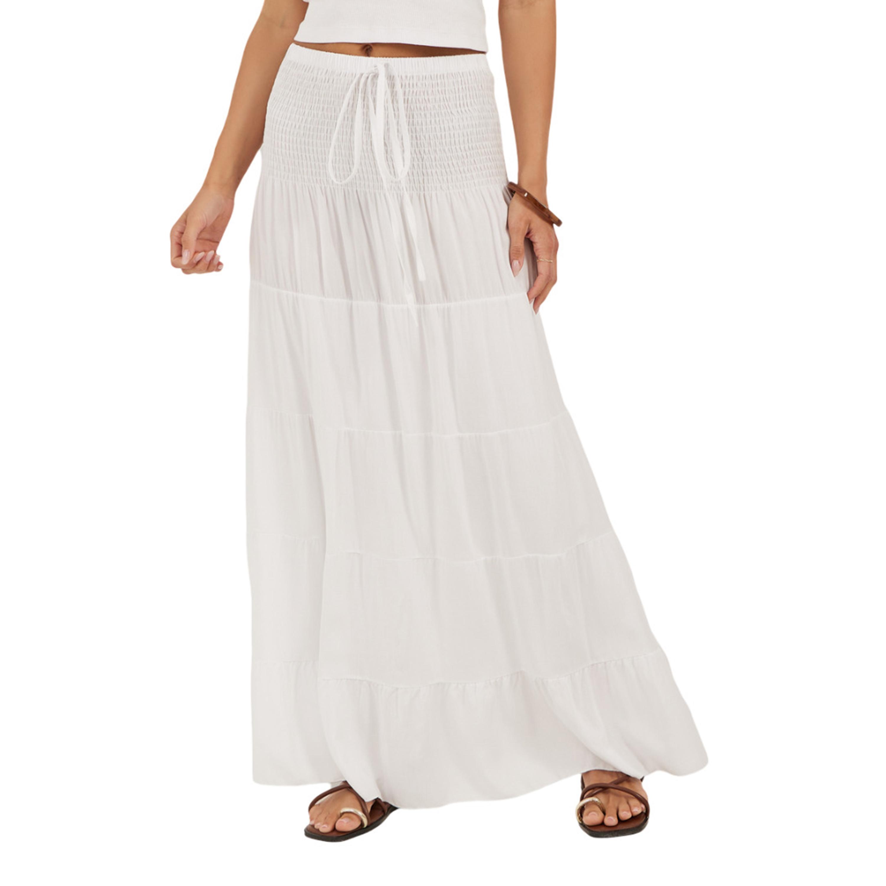 ستايلي -  فستان ماكسي على شكل حرف A متعدد الطبقات-women-clothing-bottoms-skirts-image-2