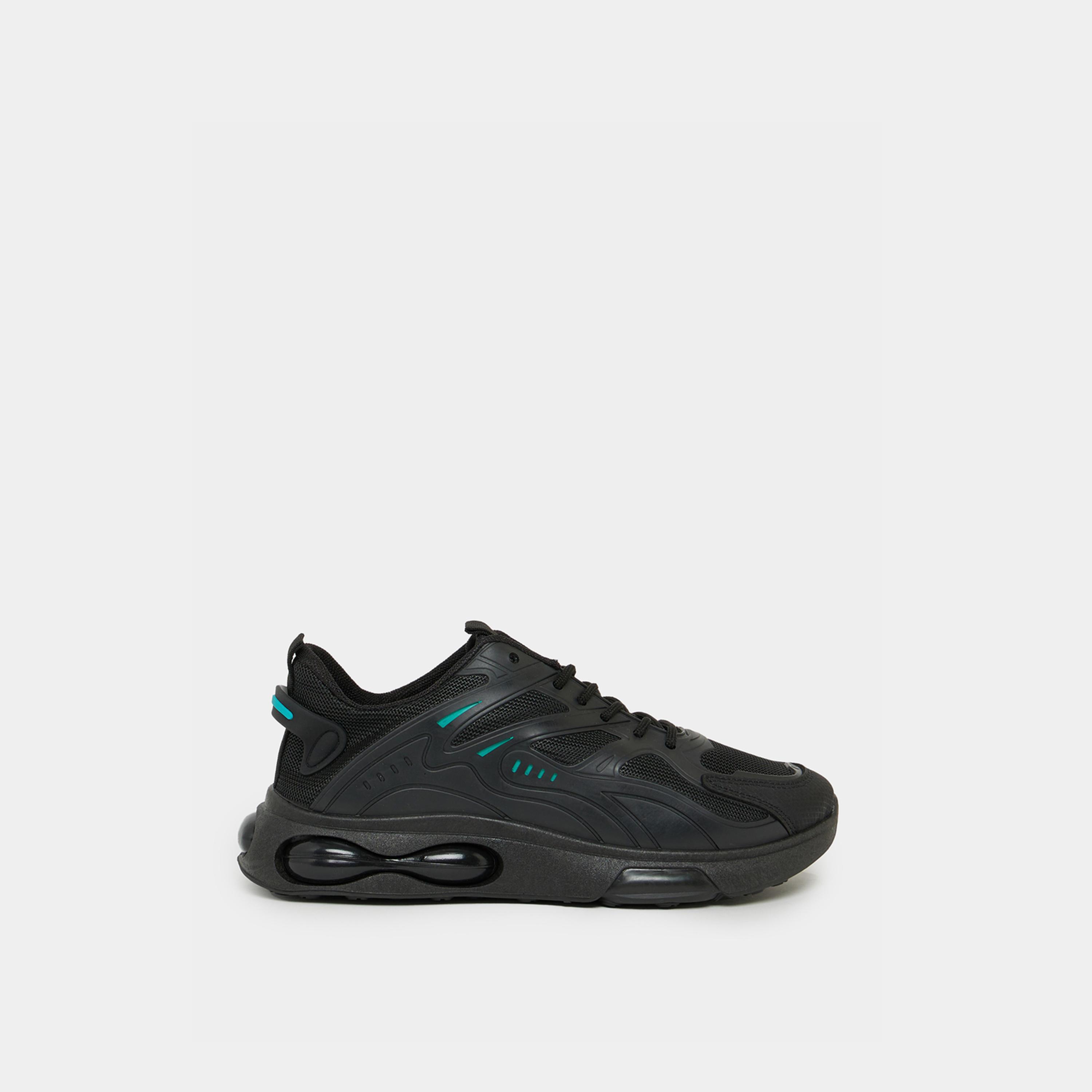 Styli Textured Air Sole Lace Up Sneakers-men-shoes-sneakers-image-1