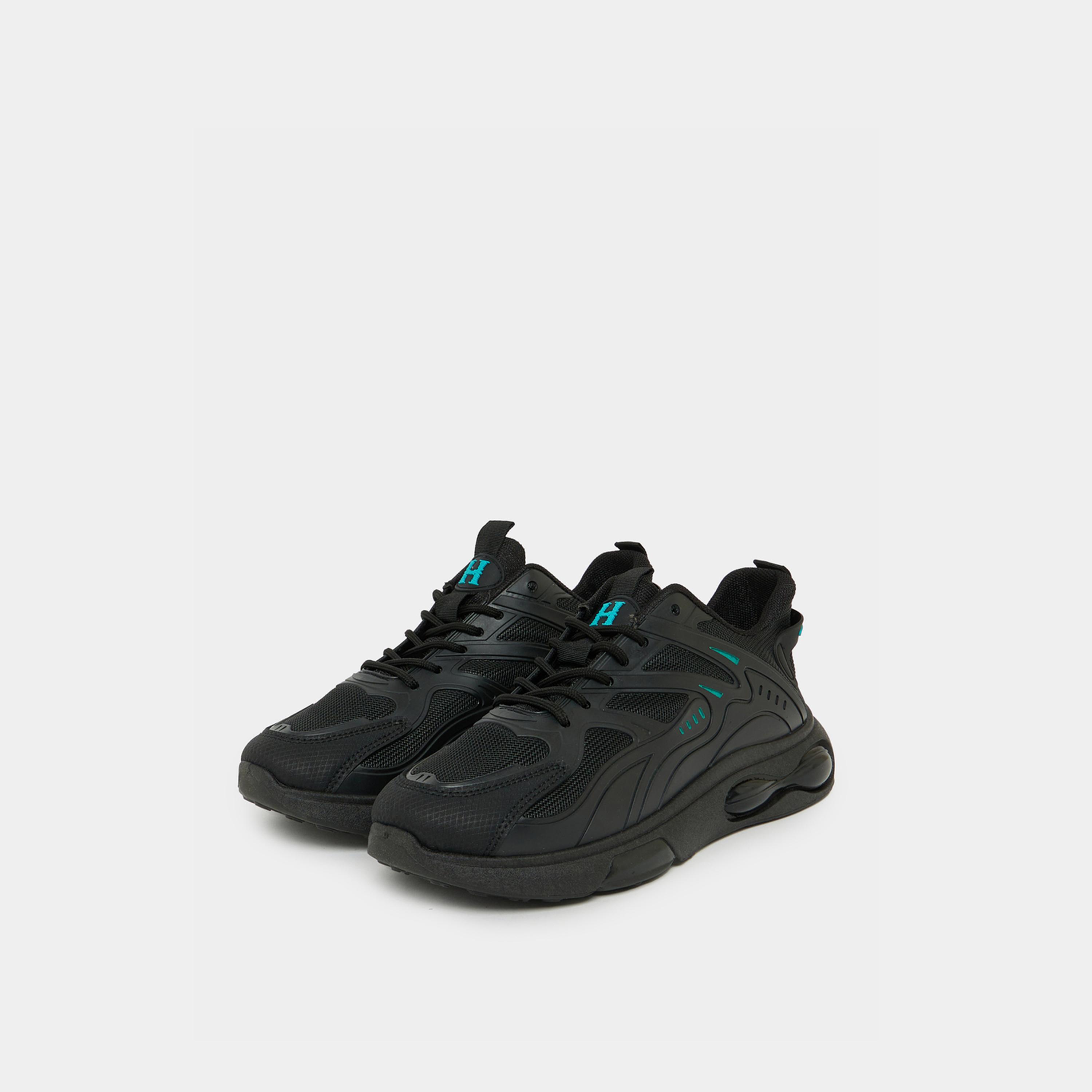 Styli Textured Air Sole Lace Up Sneakers-men-shoes-sneakers-image-2