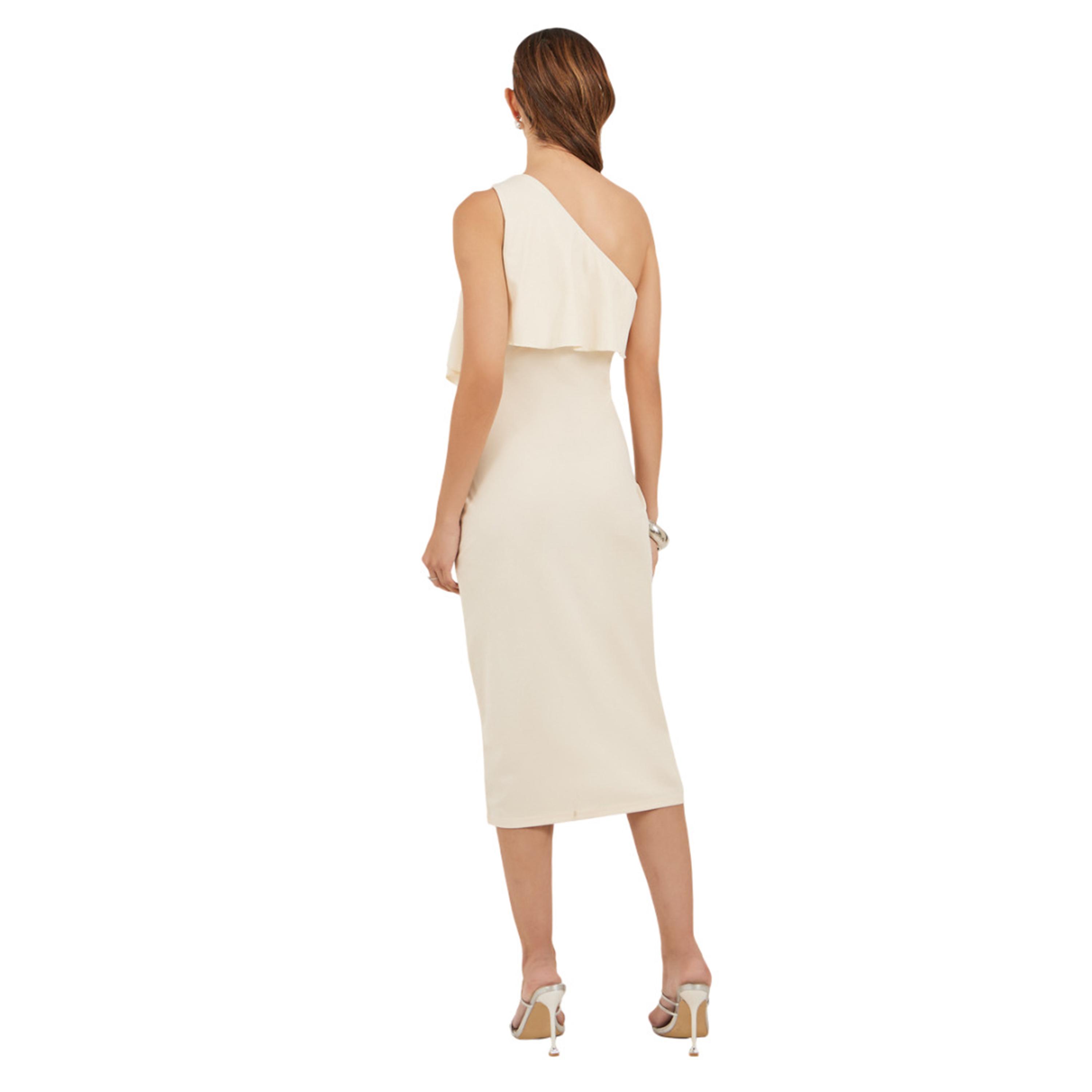 ستايلي - فستان متوسط الطول بكتف واحد ورقبة مفتوحة-women-clothing-dresses-image-5