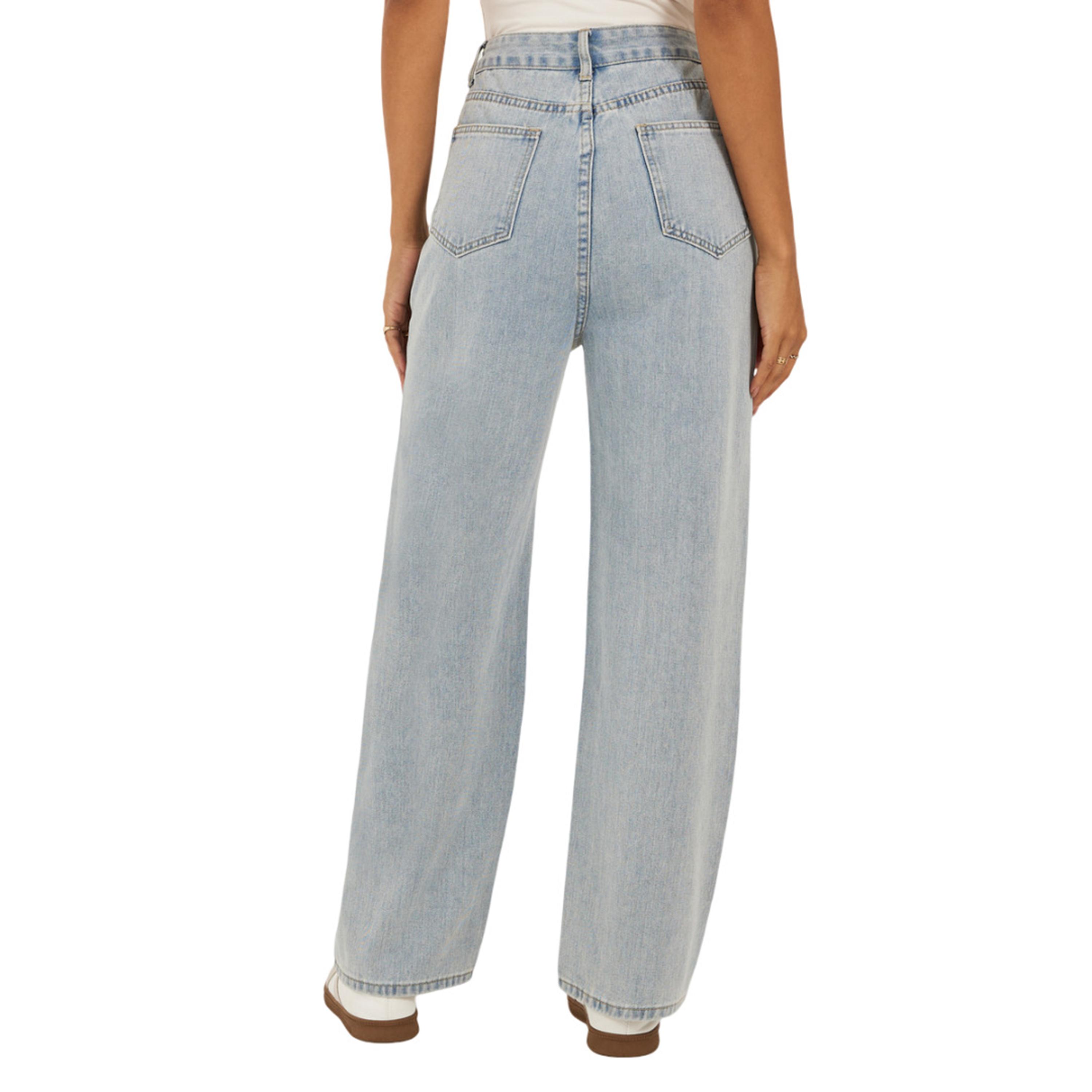 Styli Straight Fit Embroidered Faded Jeans-women-clothing-bottoms-jeans-image-4