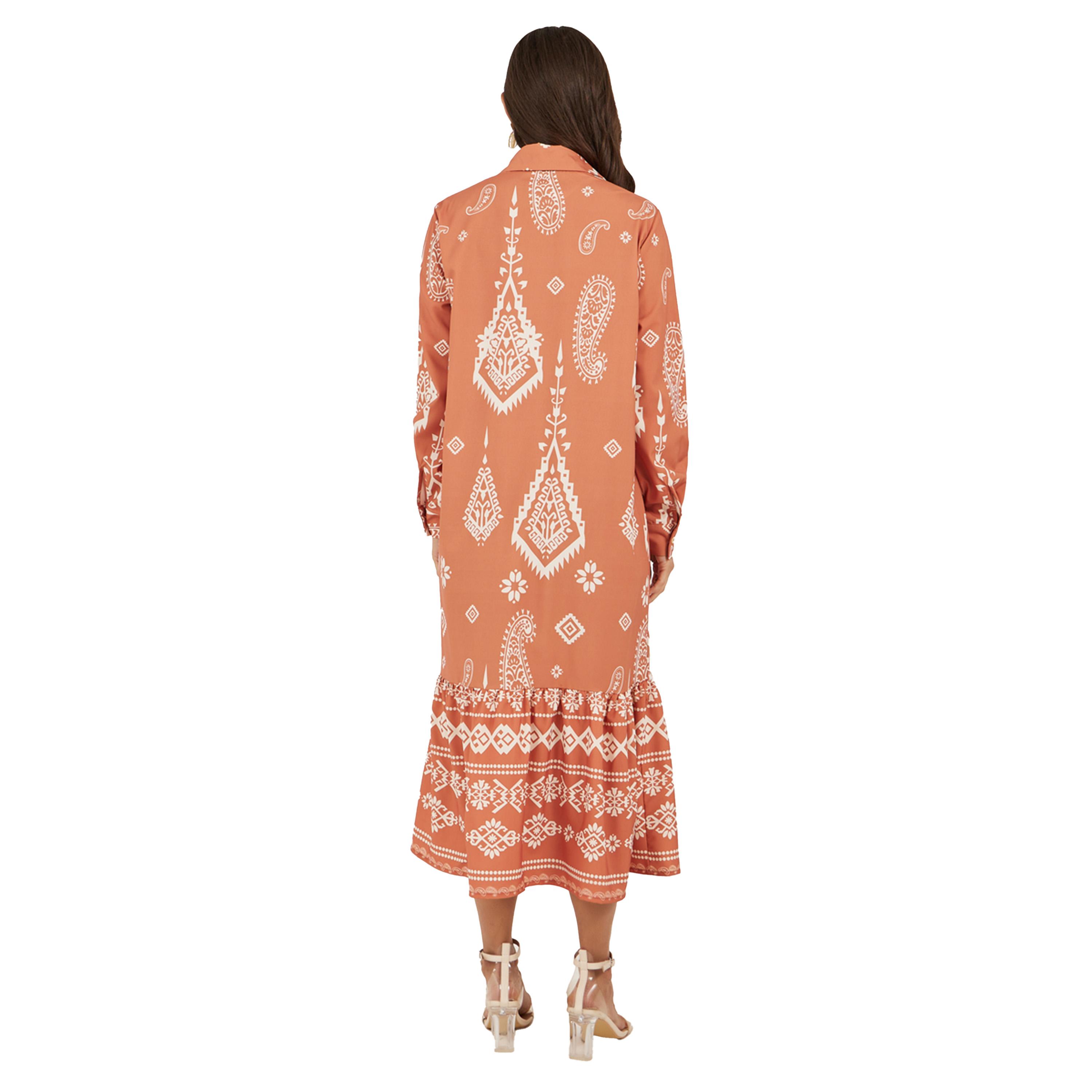Styli Printed Long Sleeves Shirt Midi Dress-women-clothing-dresses-image-5