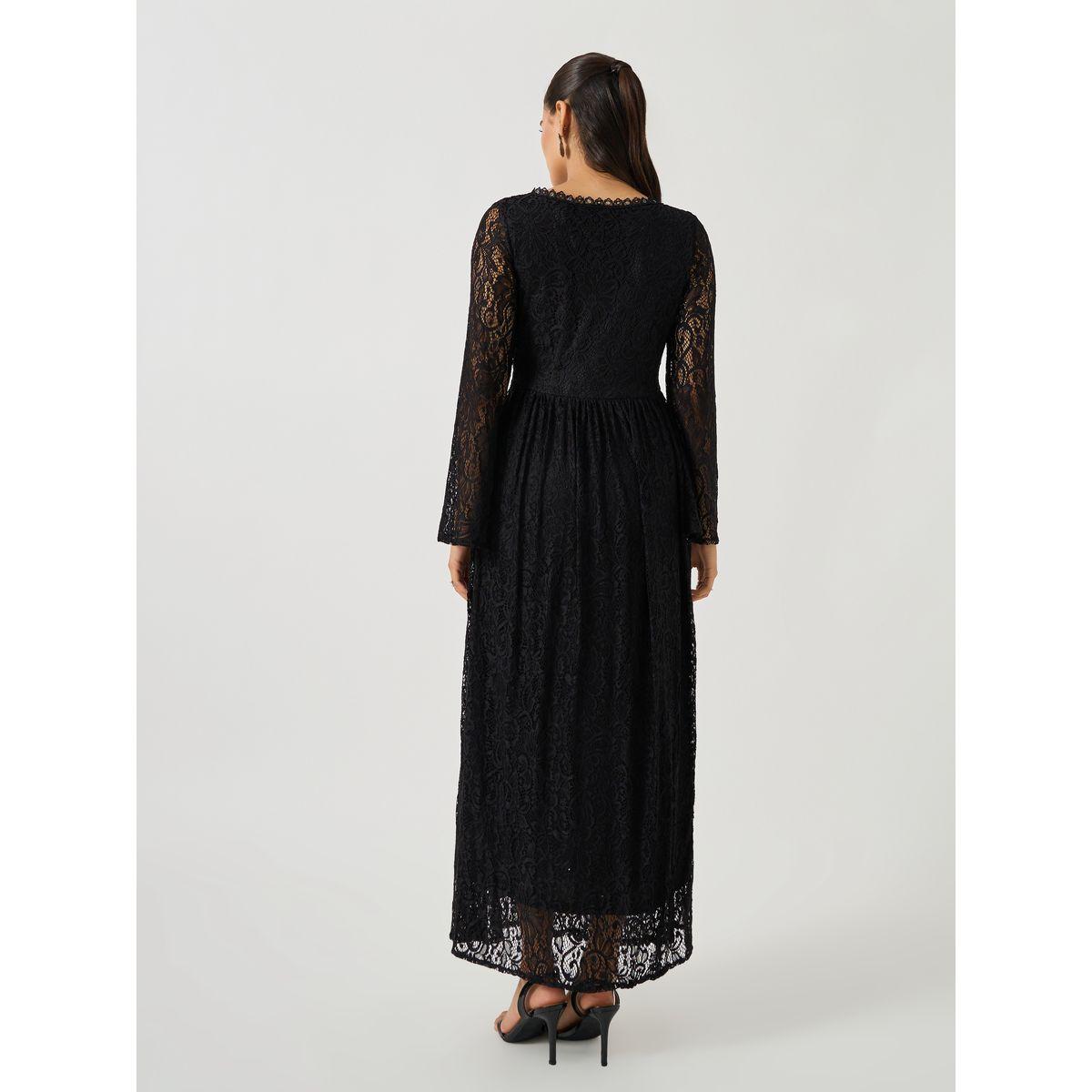 فستان طويل بحافة واسعة وأكمام طويلة-women-clothing-dresses-image-5