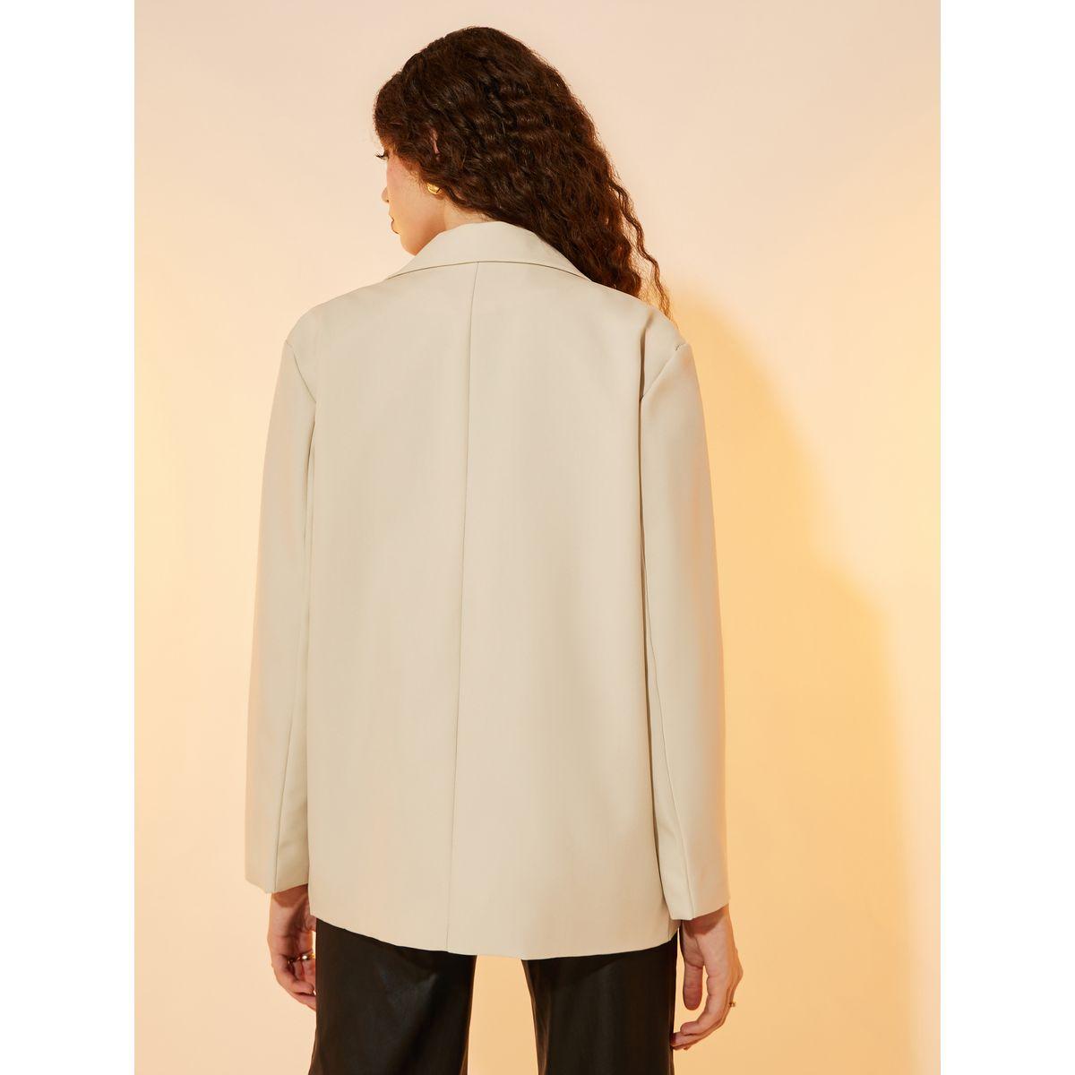 بليزر بصدر مزدوج وقصة عادية مع جيوب-women-clothing-coatsandjackets-blazers-image-5