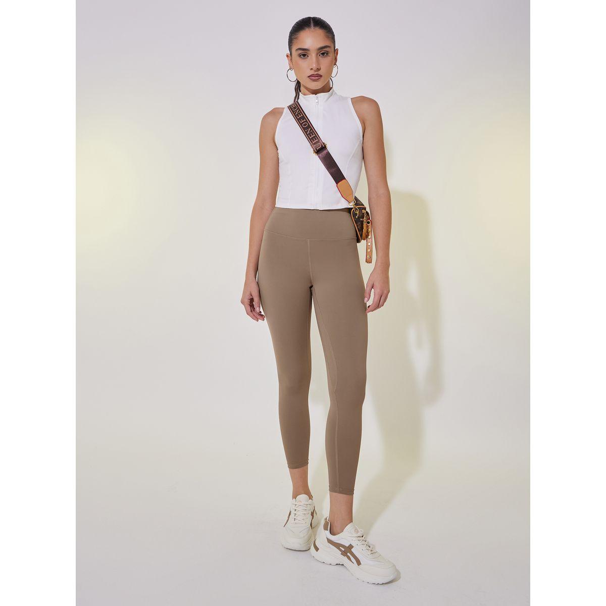 Take Two Solid Elasticized Waistband Cropped Leggings-women-clothing-bottoms-leggings-image-2
