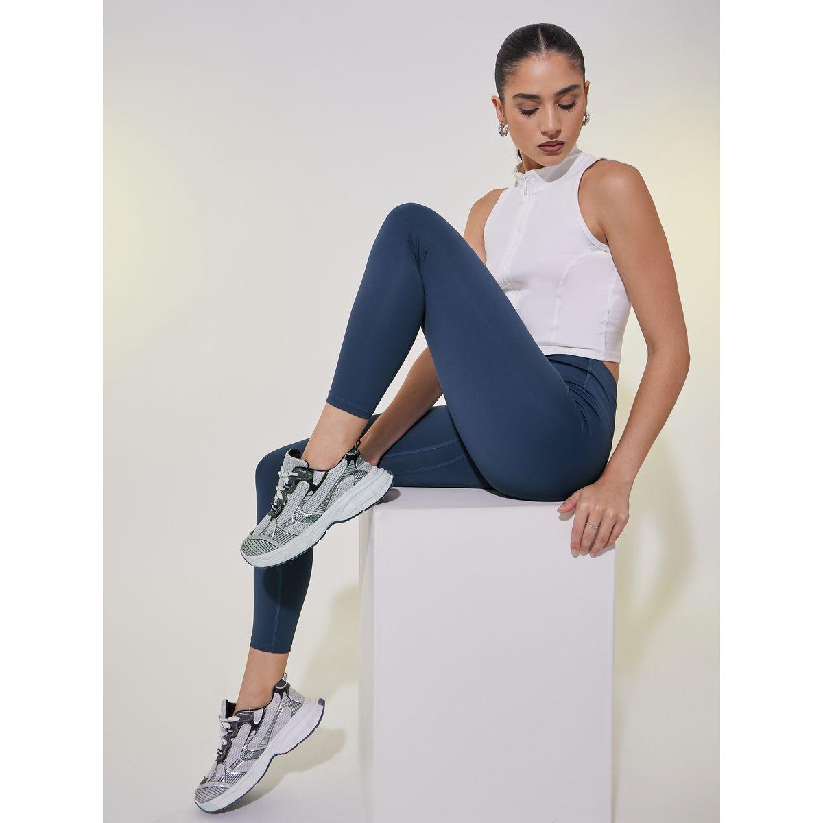 ليقنز سادة قصير بخصر مطاطي-women-clothing-bottoms-leggings-image-5