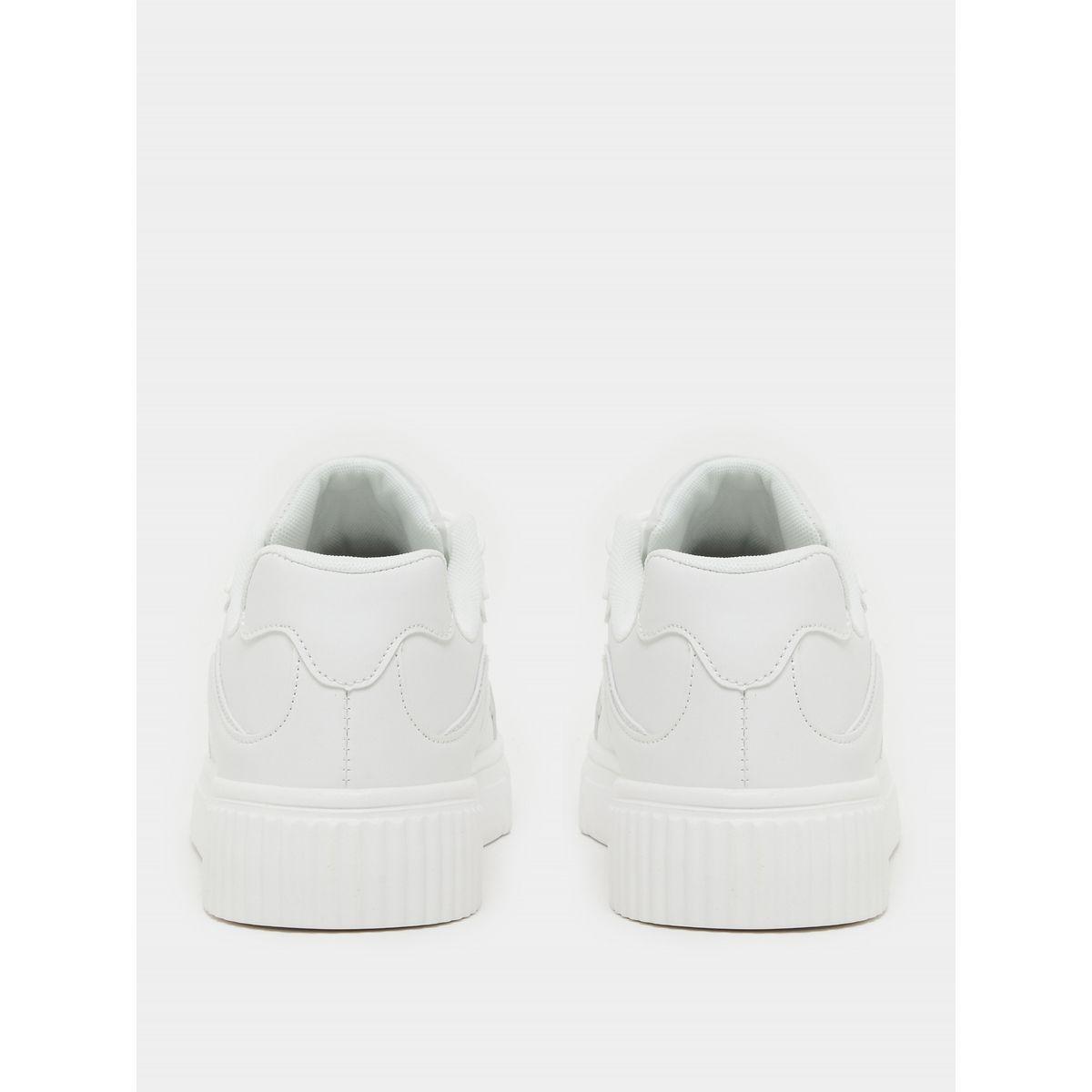 Skateboard Platform Sole Lace Up Sneakers-men-shoes-sneakers-image-4