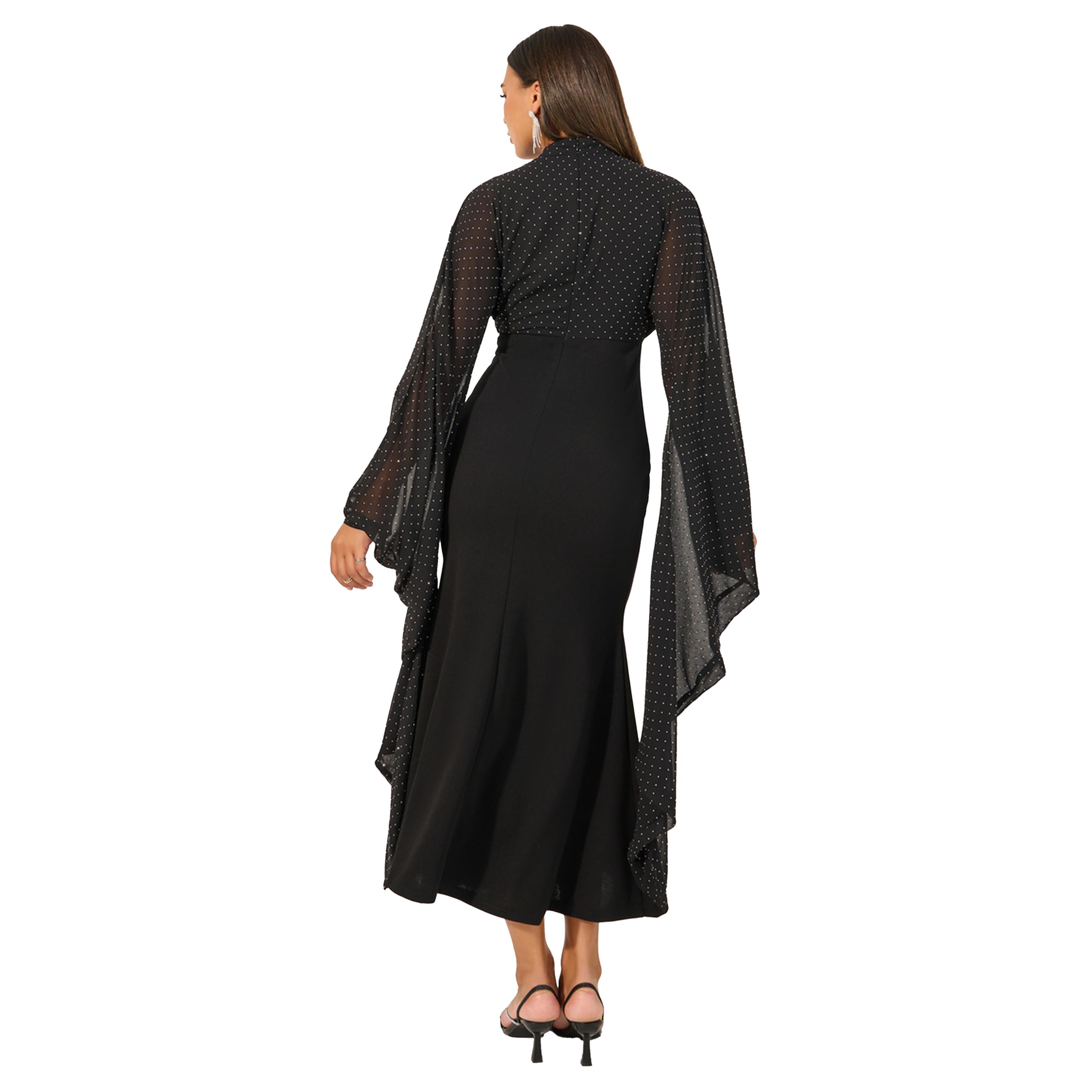 Styli Embellished Long Sleeves Mermaid Maxi Dress-women-clothing-dresses-image-6