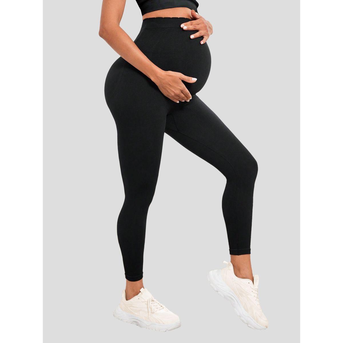 ليقنز بلا درزات بتفاصيل بارزة الملمس للحوامل-women-clothing-sportswearandactivewear-bottoms-image-1