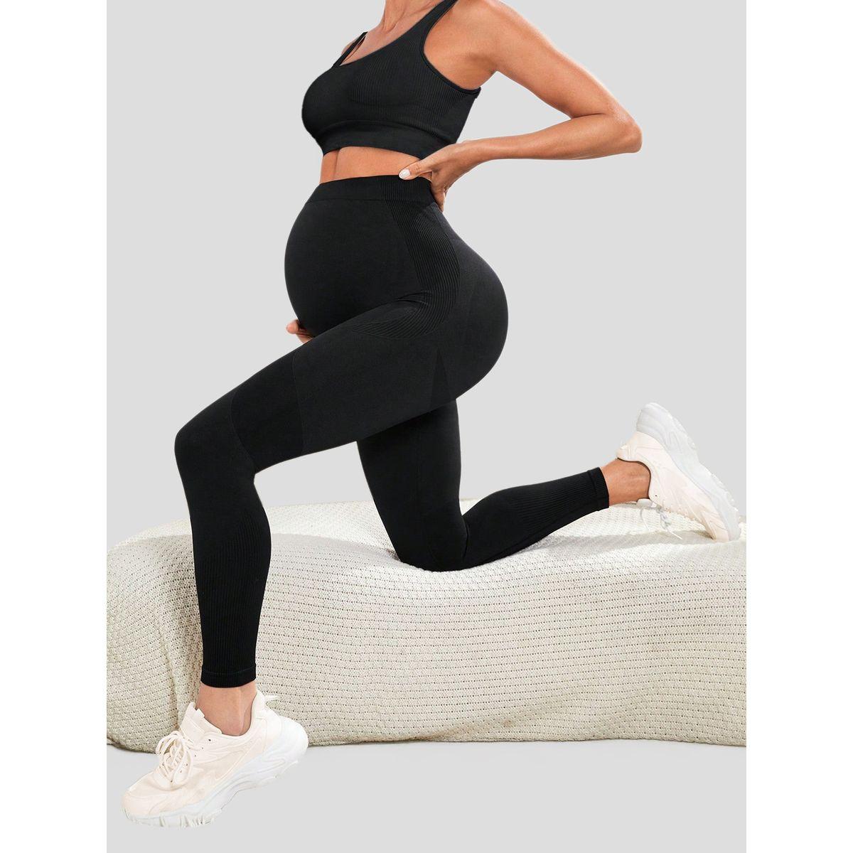 Seamless Tonal Jacquard Maternity Leggings-women-clothing-sportswearandactivewear-bottoms-image-2