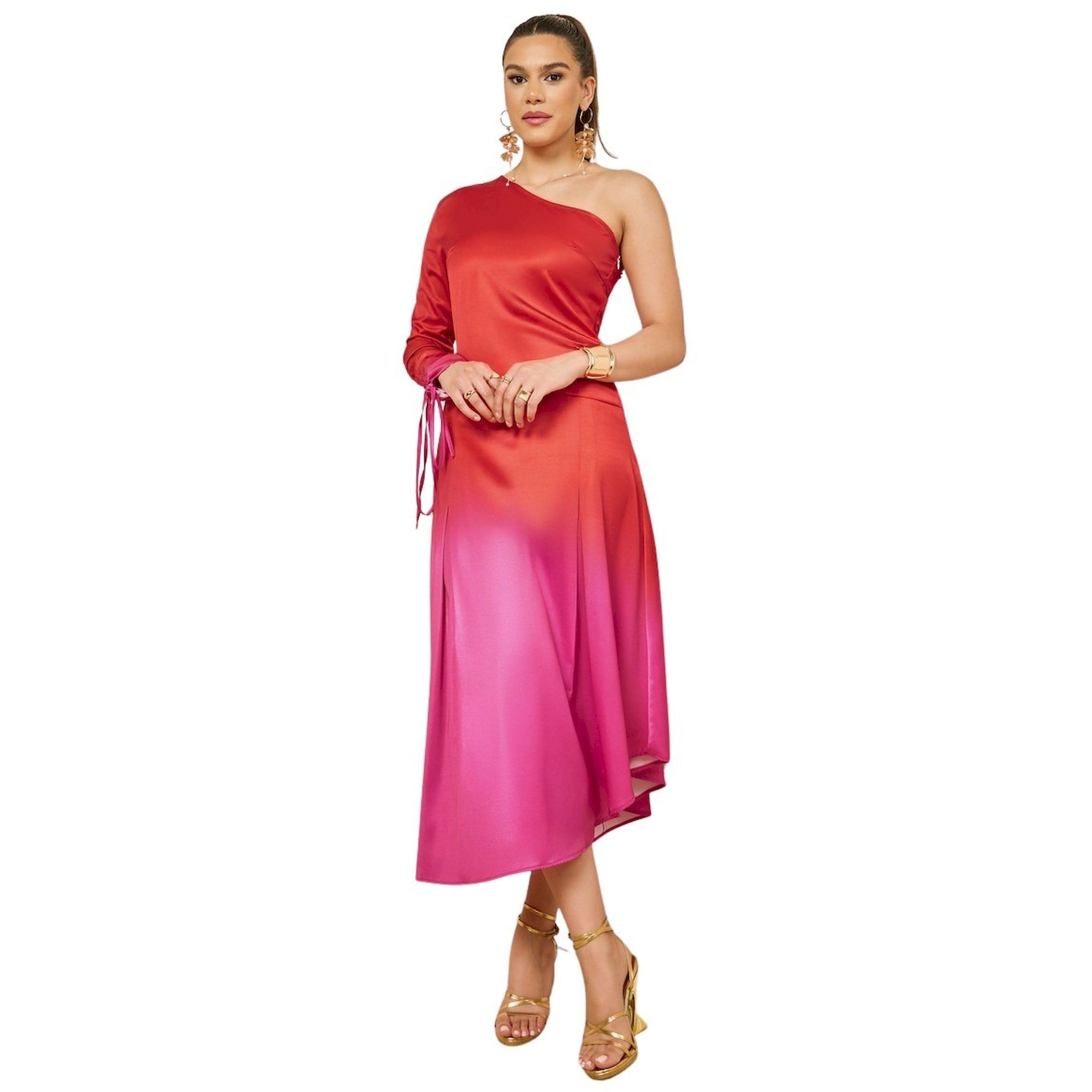 Styli Color Block One Shoulder A-Line Maxi Dress-women-clothing-dresses-image-1