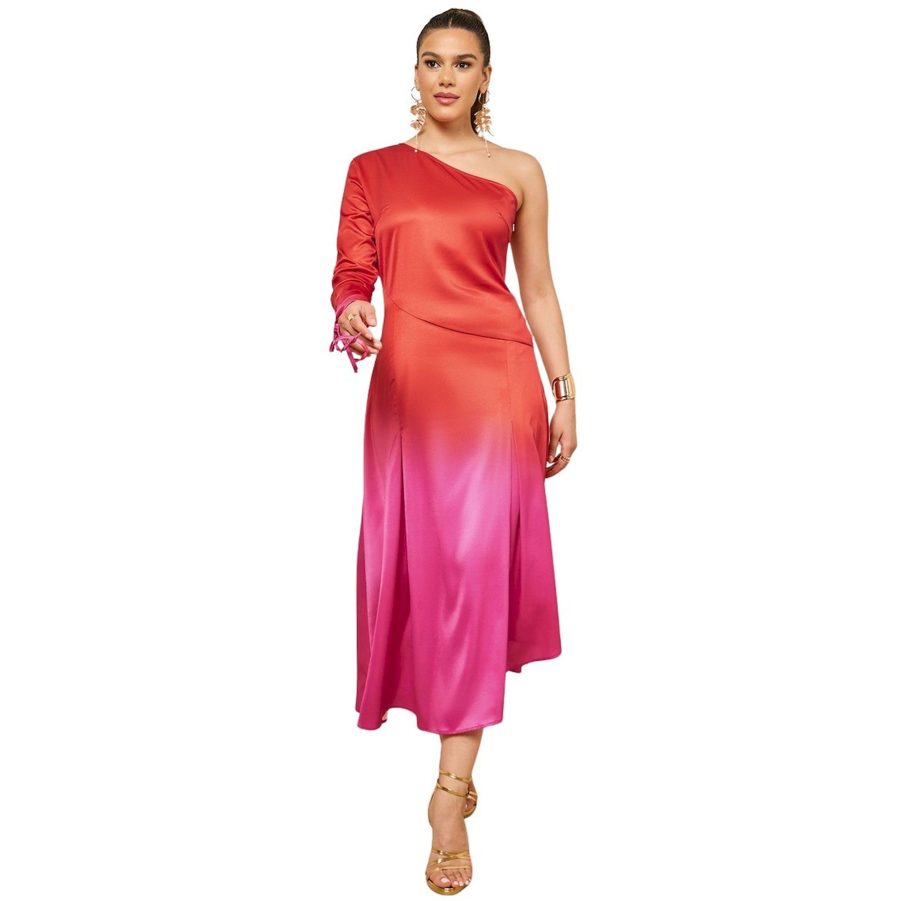 Styli Color Block One Shoulder A-Line Maxi Dress-women-clothing-dresses-image-2