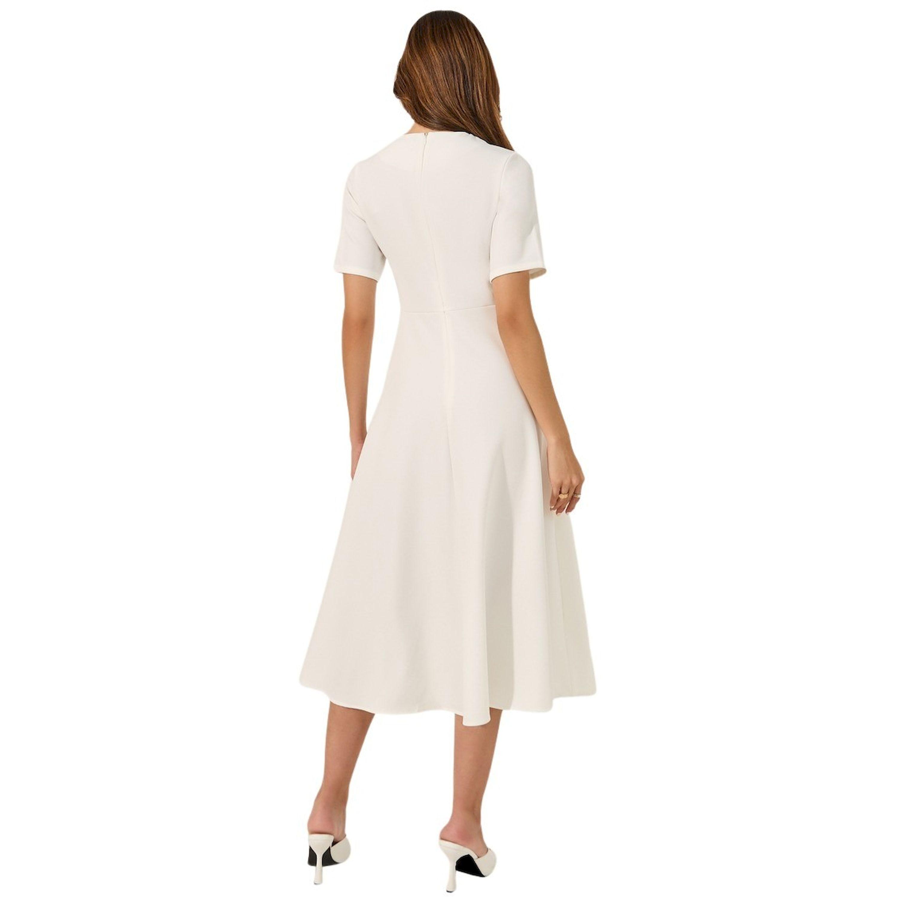 ستايلي - فستان ميدي بأكمام قصيرة على شكل حرف A-women-clothing-dresses-image-5
