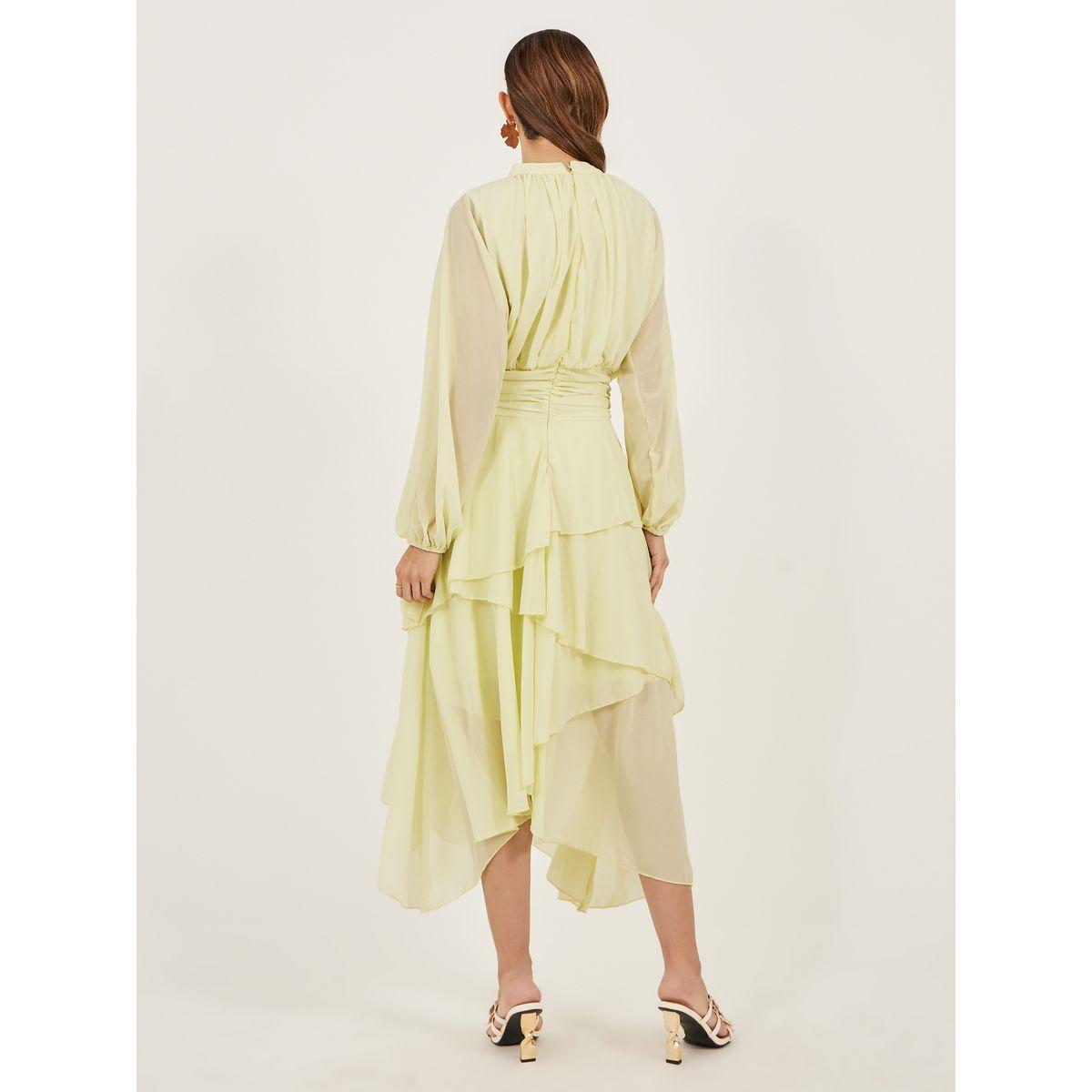 Styli Women Elegant Yellow A-Line Maxi Dress-women-clothing-dresses-image-5