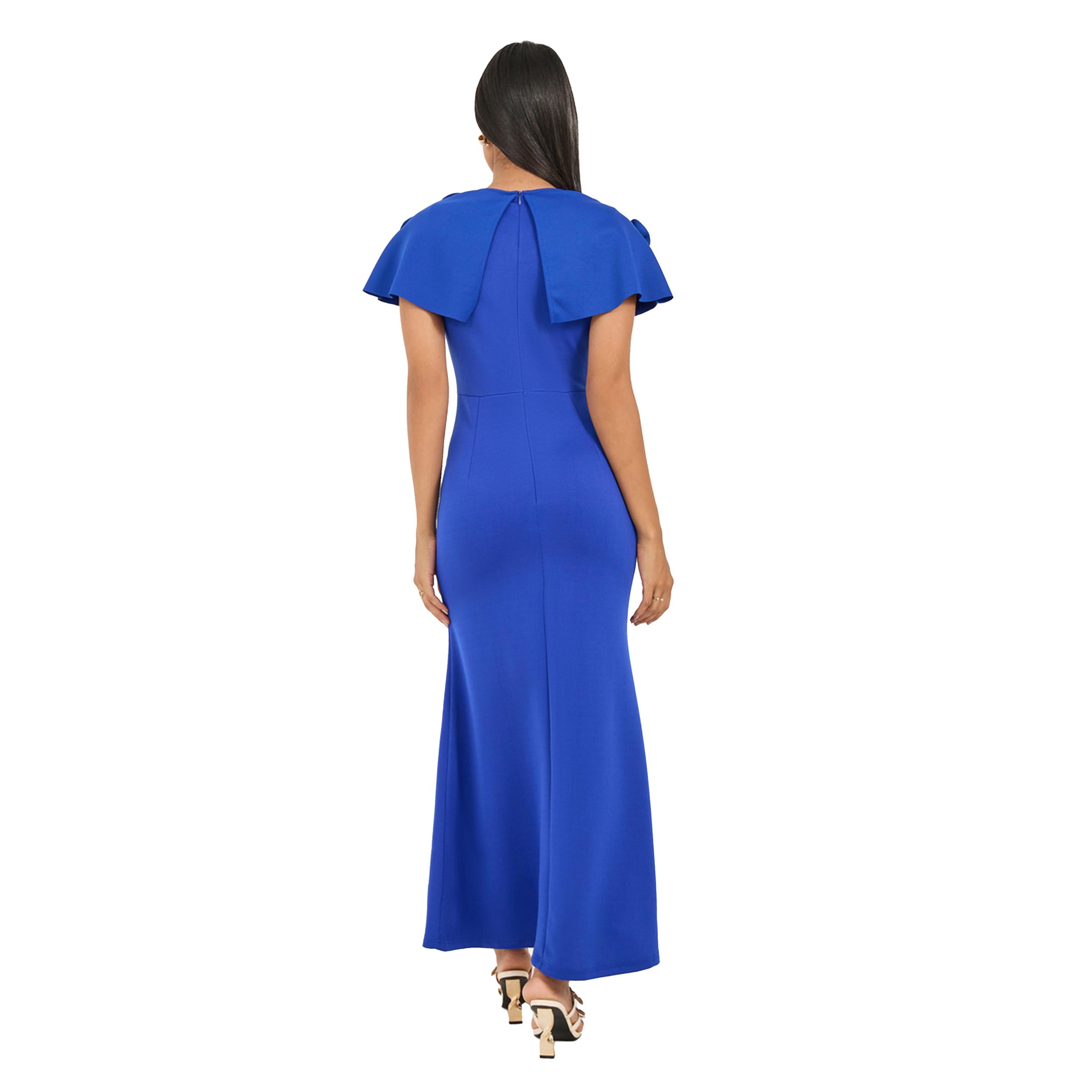 ستايلي - فستان ماكسي مزين بورود بقصة A-women-clothing-dresses-image-5