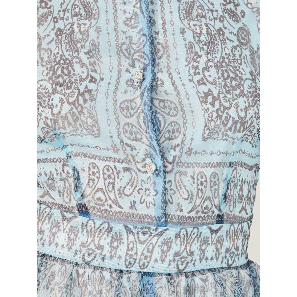 فستان بطبعة بيزلي وأكمام قصيرة-women-clothing-dresses-image-4
