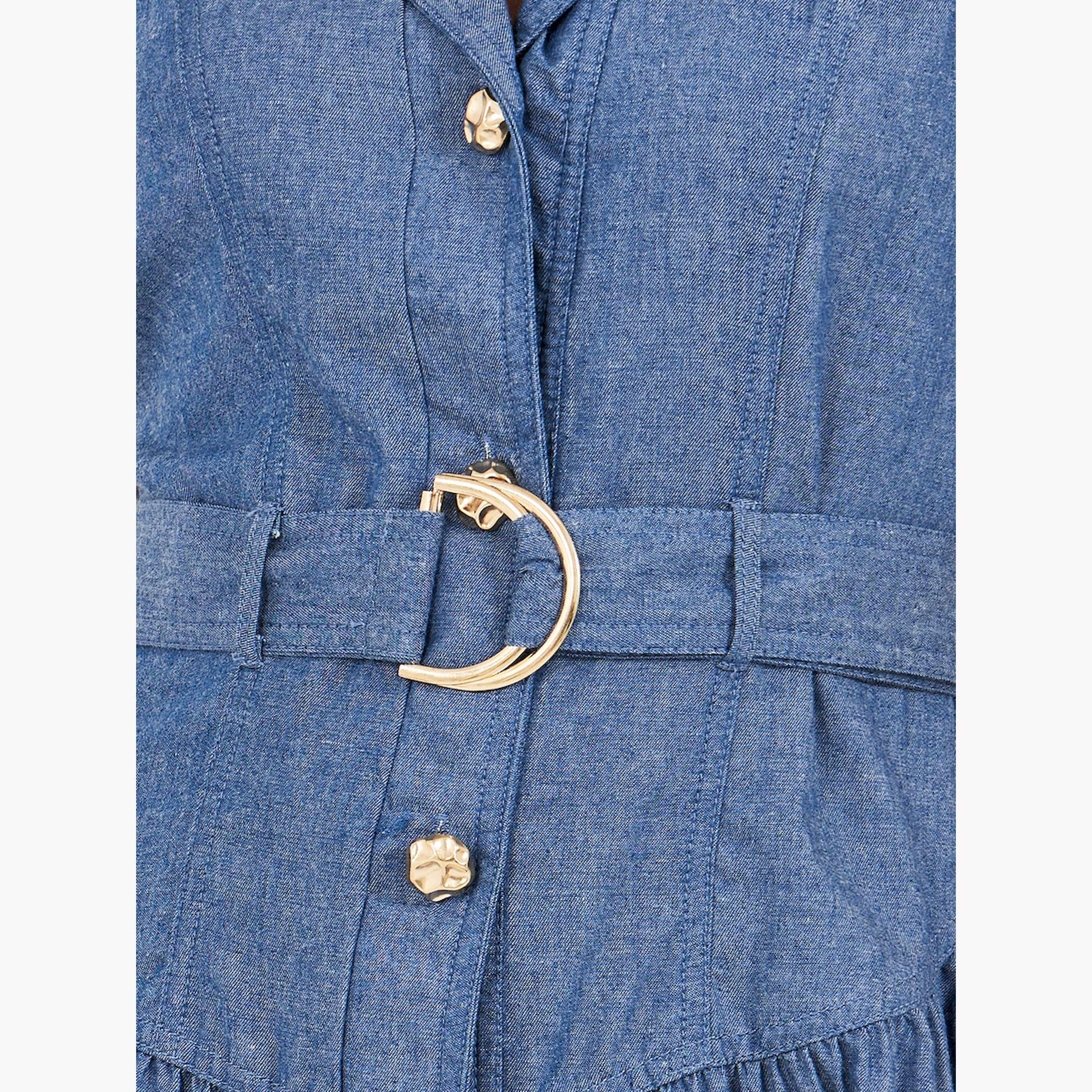 Styli Plain Sleeveless Shirt Midi Dress-women-clothing-dresses-image-4