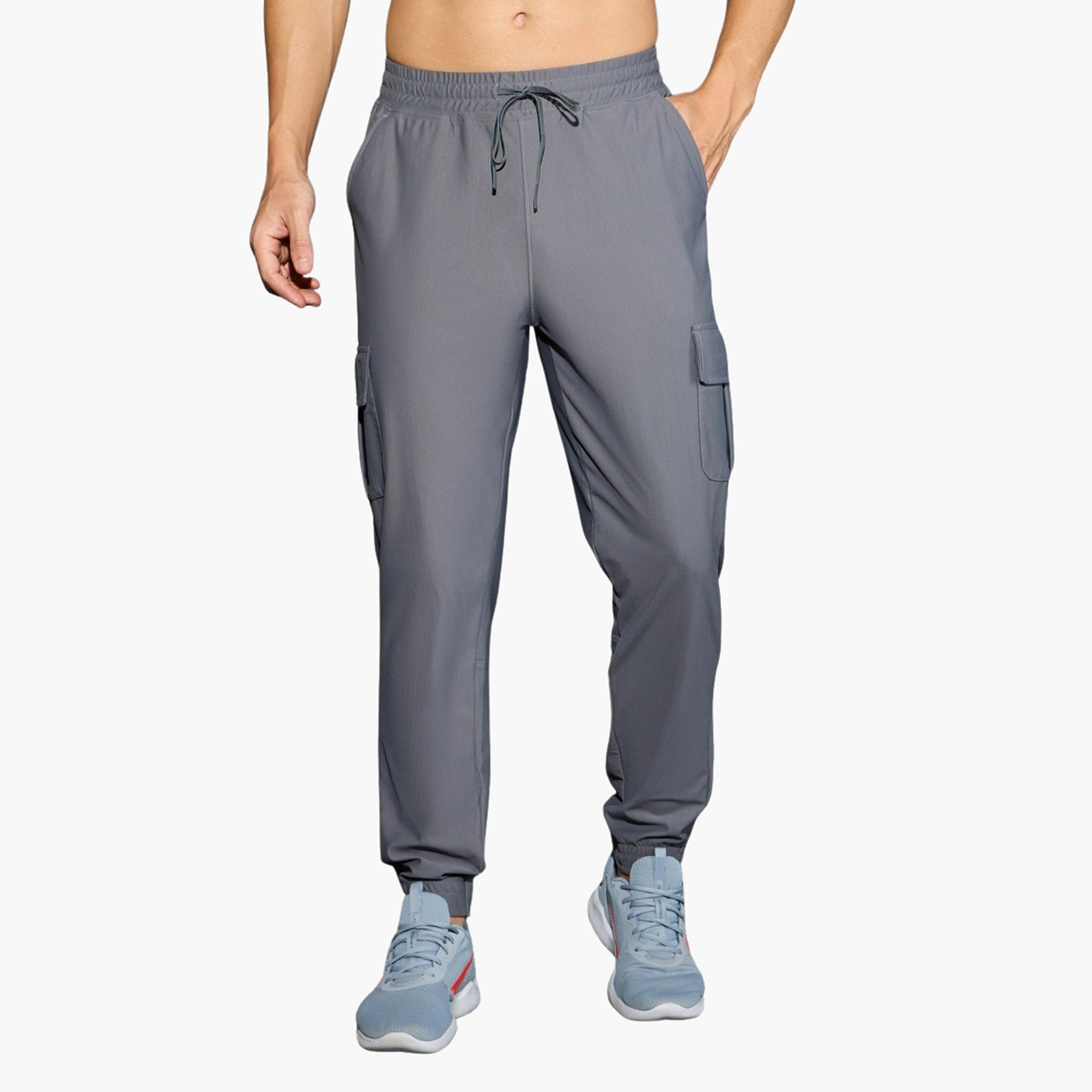 Technosport x Styli Solid 4-Way Stretch Cargo Pants-men-clothing-sportswearandactivewear-bottoms-joggers-image-1