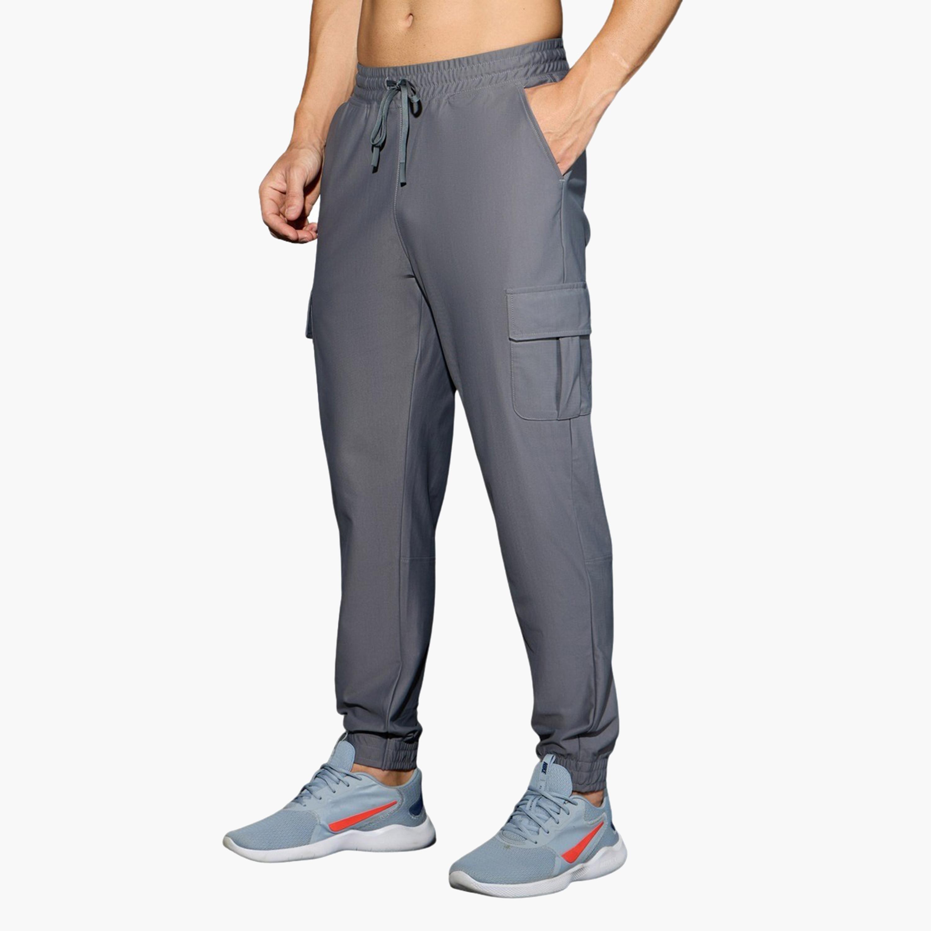 Technosport x Styli Solid 4-Way Stretch Cargo Pants-men-clothing-sportswearandactivewear-bottoms-joggers-image-2