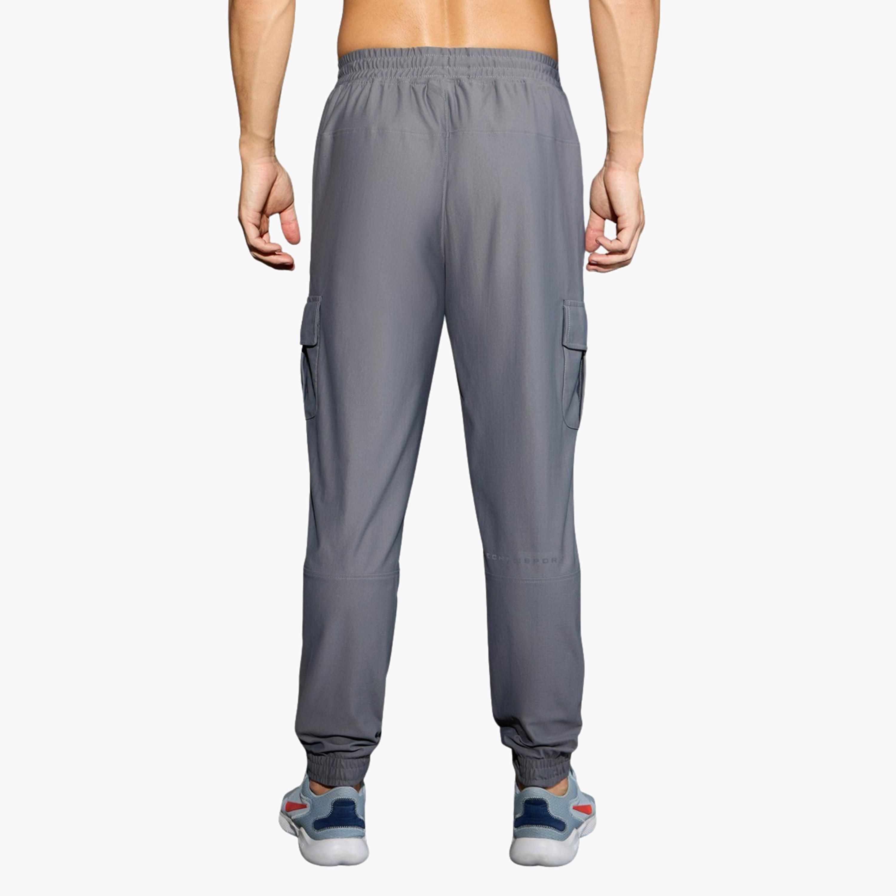 Technosport x Styli Solid 4-Way Stretch Cargo Pants-men-clothing-sportswearandactivewear-bottoms-joggers-image-3