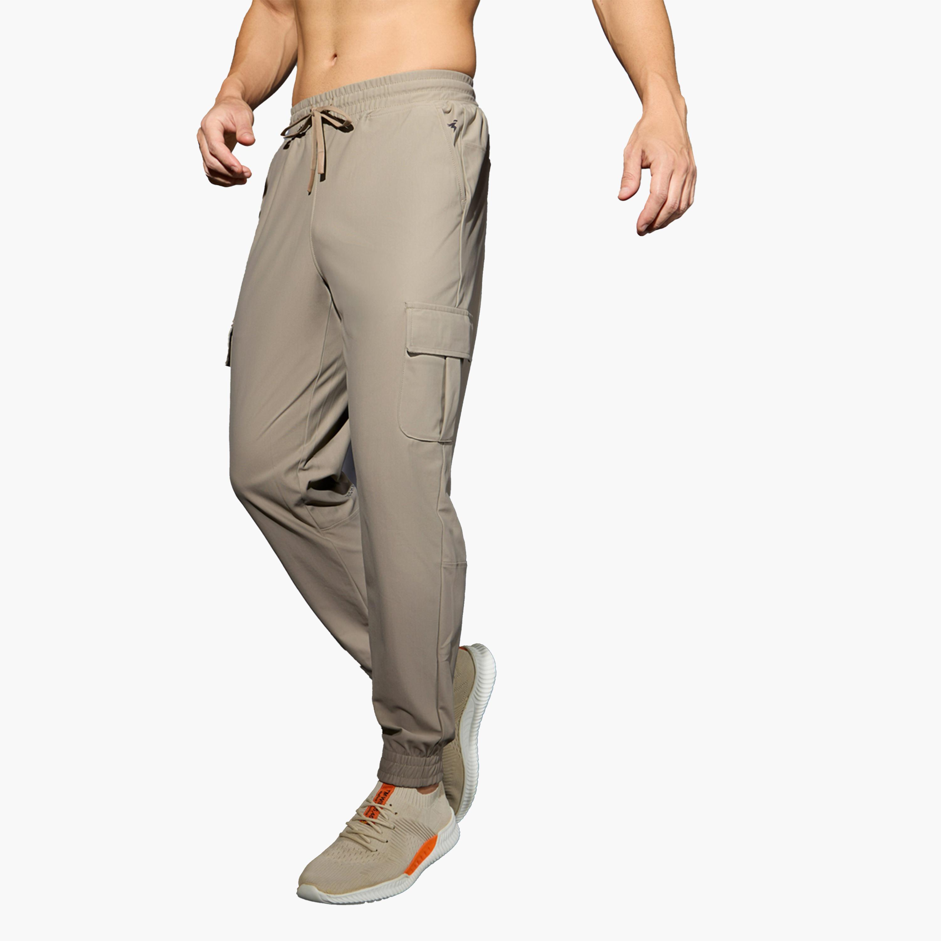 Technosport X Styli Solid 4-Way Stretch Cargo Pants-men-clothing-sportswearandactivewear-bottoms-joggers-image-2