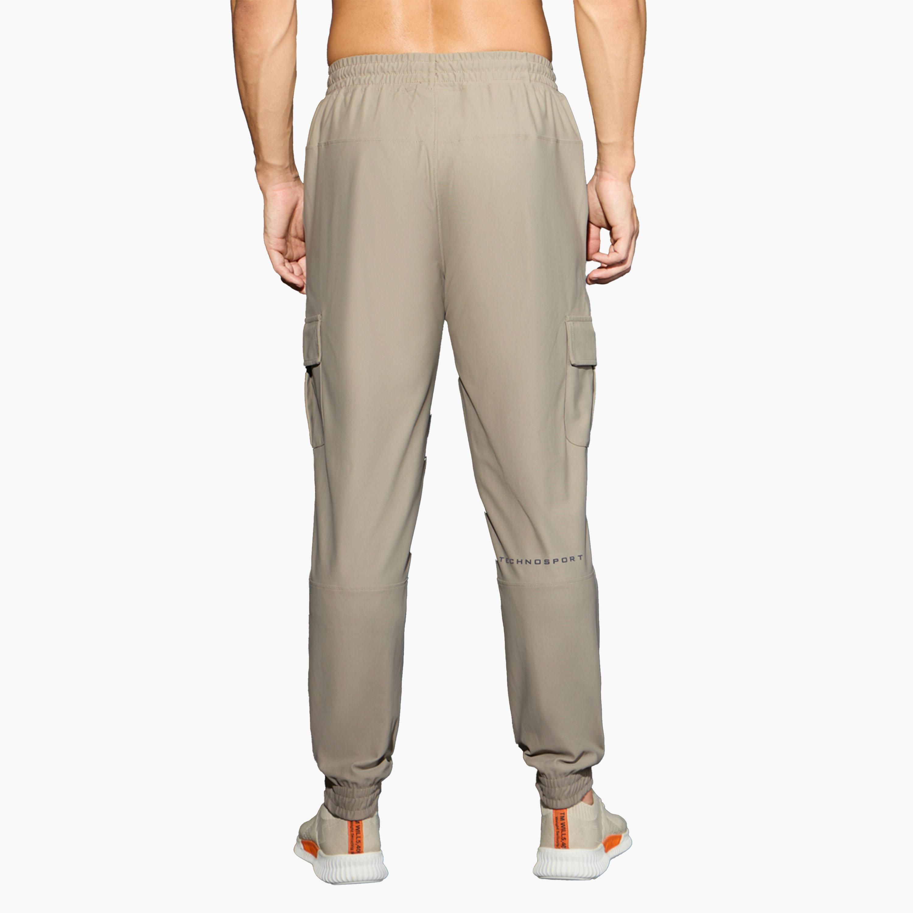 Technosport X Styli Solid 4-Way Stretch Cargo Pants-men-clothing-sportswearandactivewear-bottoms-joggers-image-3
