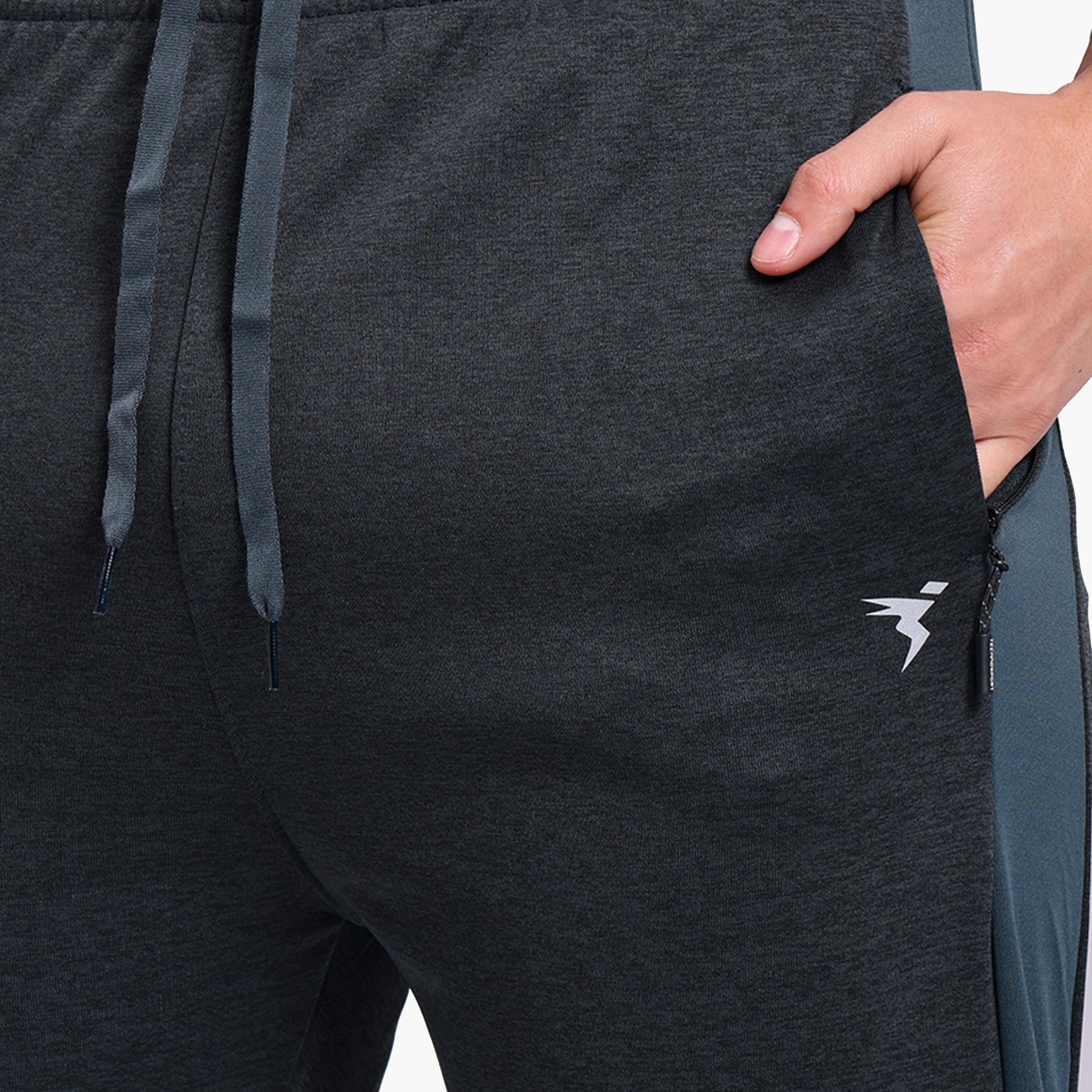 Technosport X Styli Melange Track Pants with Zip Pockets-men-clothing-sportswearandactivewear-bottoms-joggers-image-4