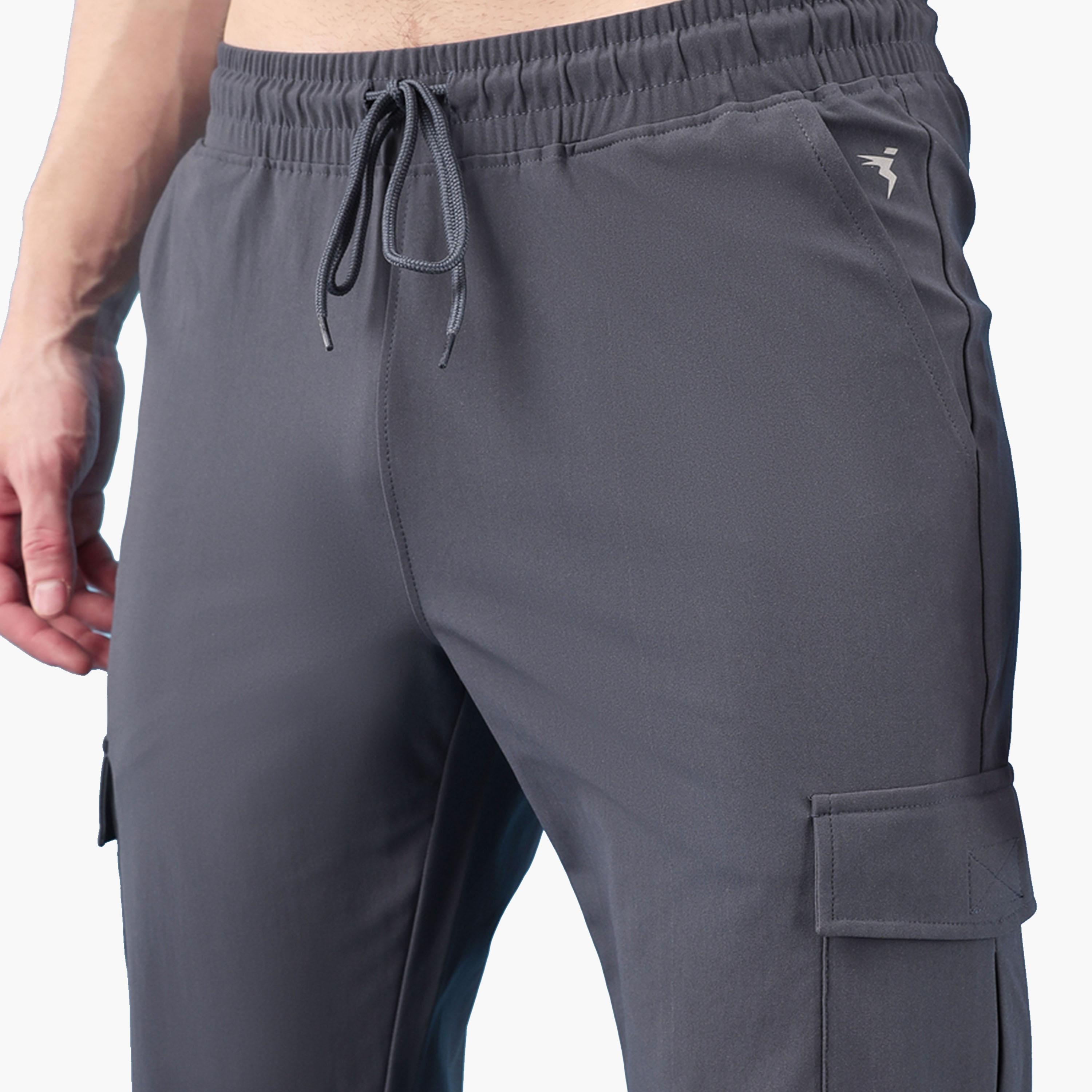 Technosport X Styli Solid 4-Way Stretch Cargo Track Pants-men-clothing-sportswearandactivewear-bottoms-joggers-image-3