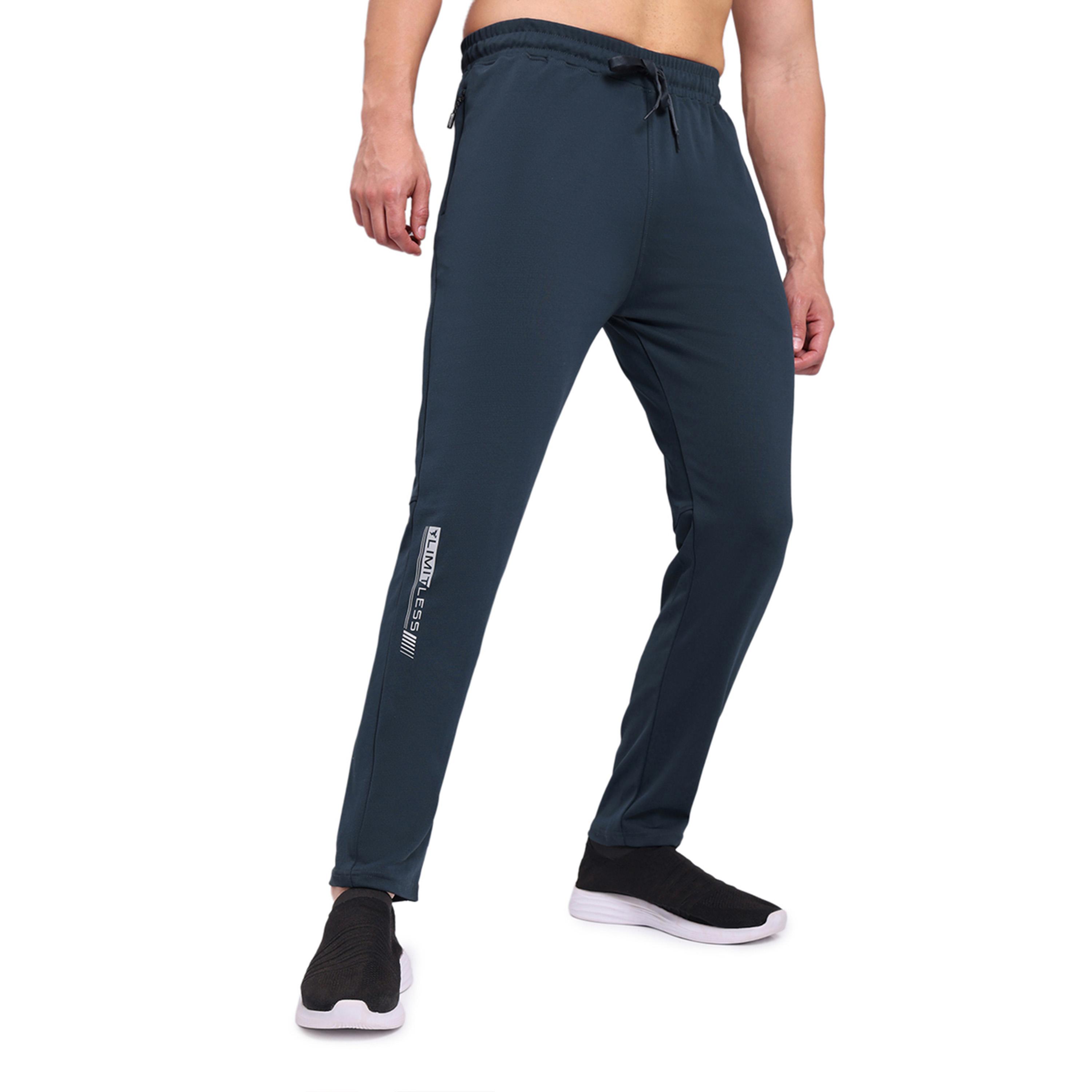 Technosport x Styli Solid 4-Way Stretch Track Pants-men-clothing-sportswearandactivewear-bottoms-joggers-image-1