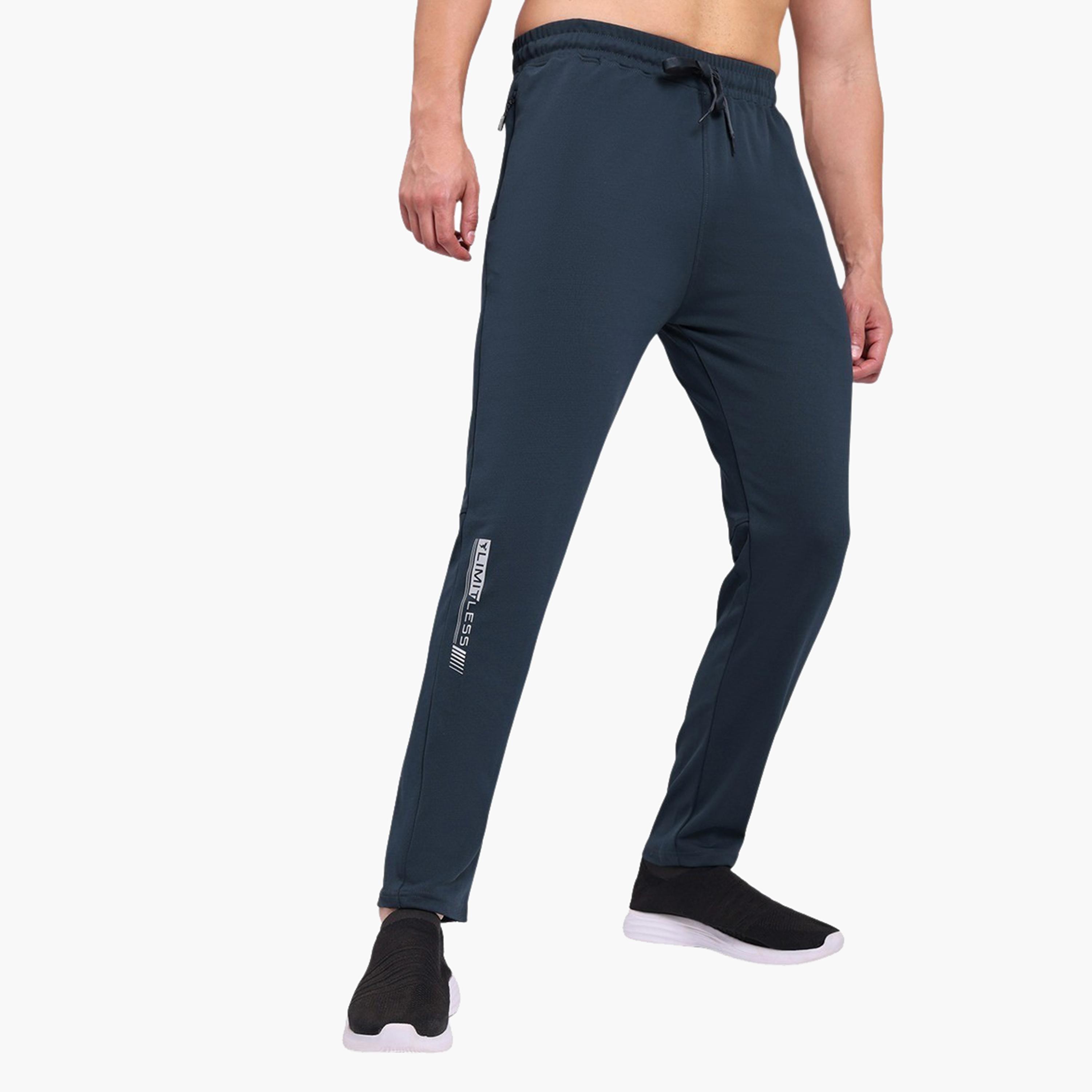 Technosport x Styli Solid 4-Way Stretch Track Pants-men-clothing-sportswearandactivewear-bottoms-joggers-image-3