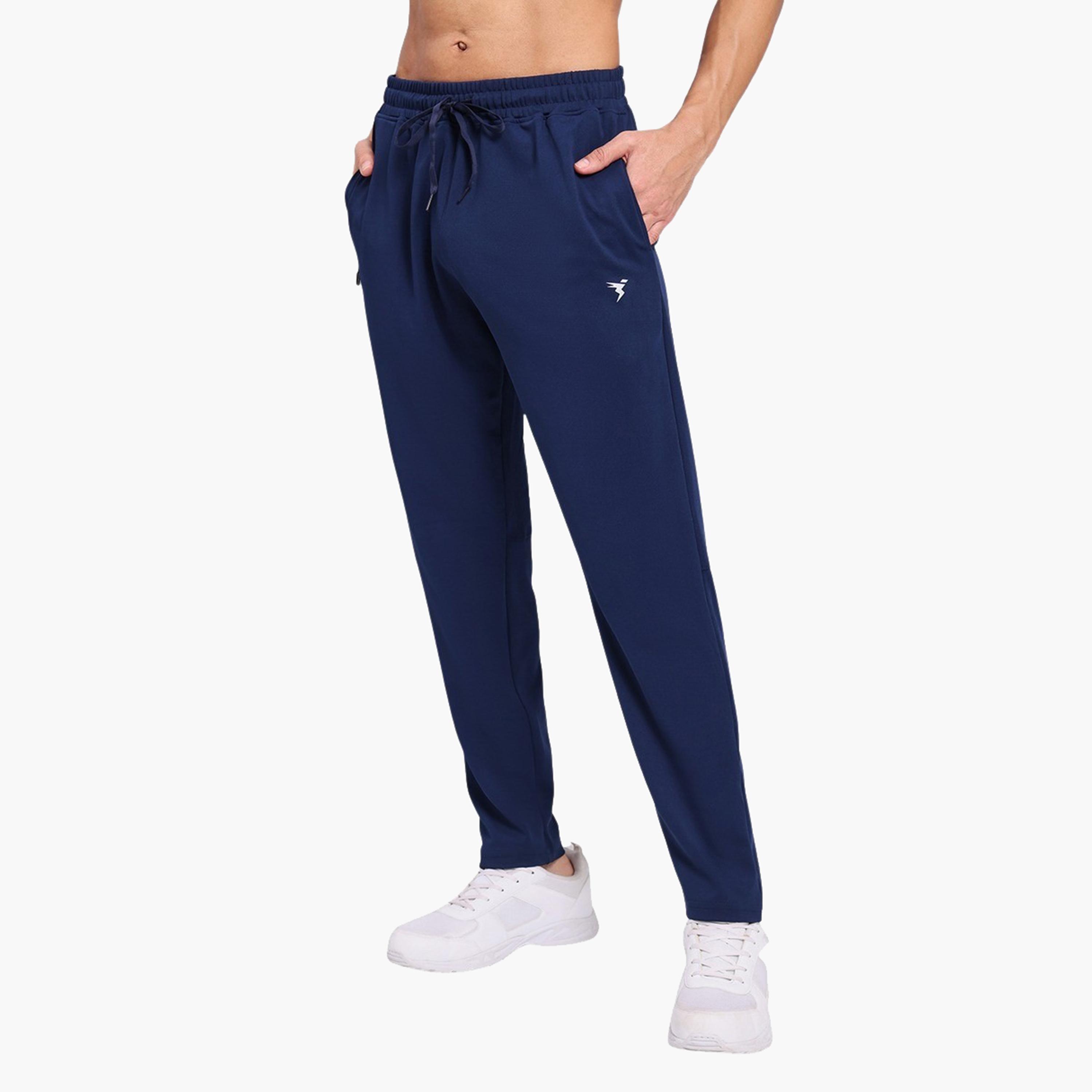 Technosport x Styli Solid 4-Way Stretch Track Pants-men-clothing-sportswearandactivewear-bottoms-joggers-image-1