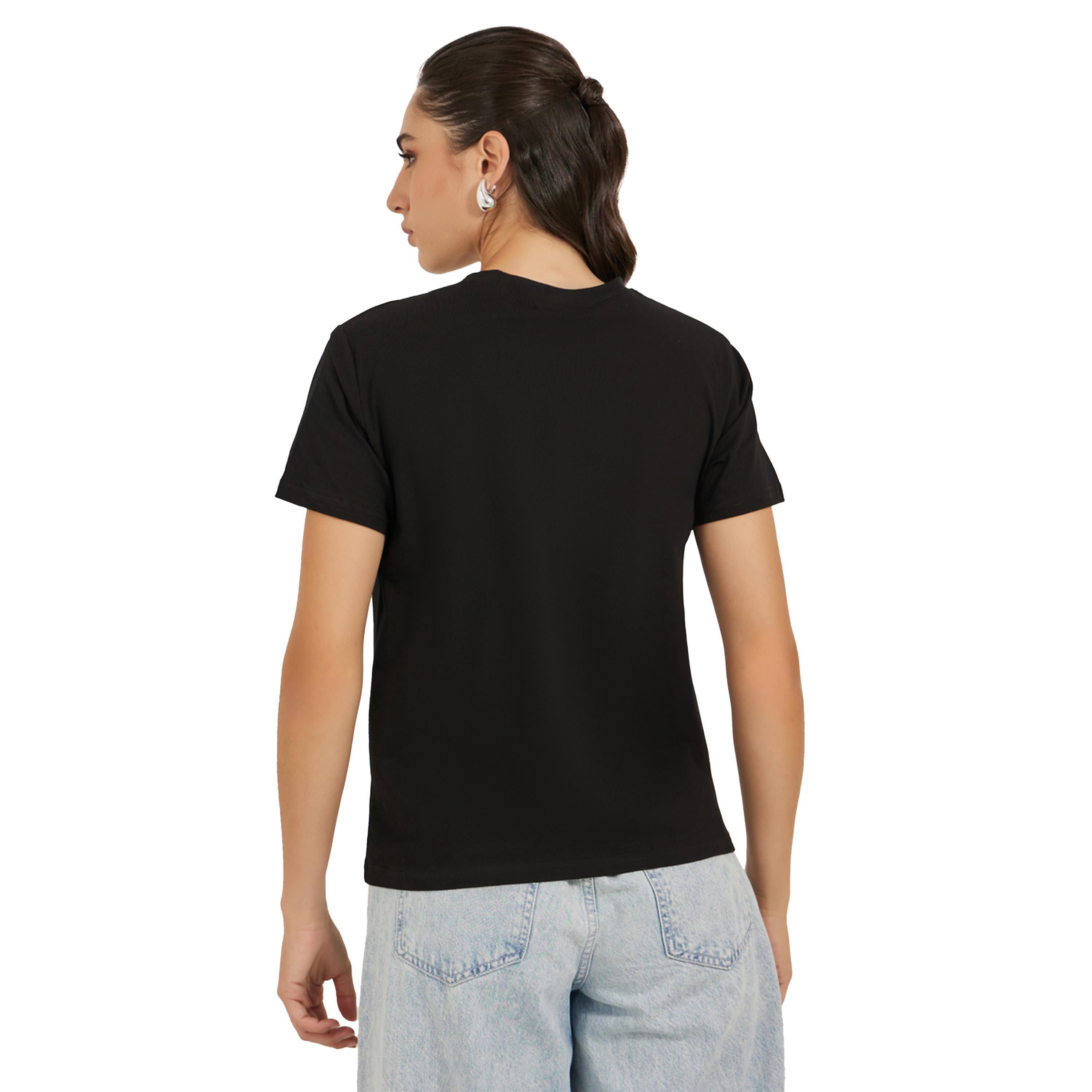 Styli Sequined Embellished Round Neck Short Sleeve T-Shirt-women-clothing-tshirts-image-4