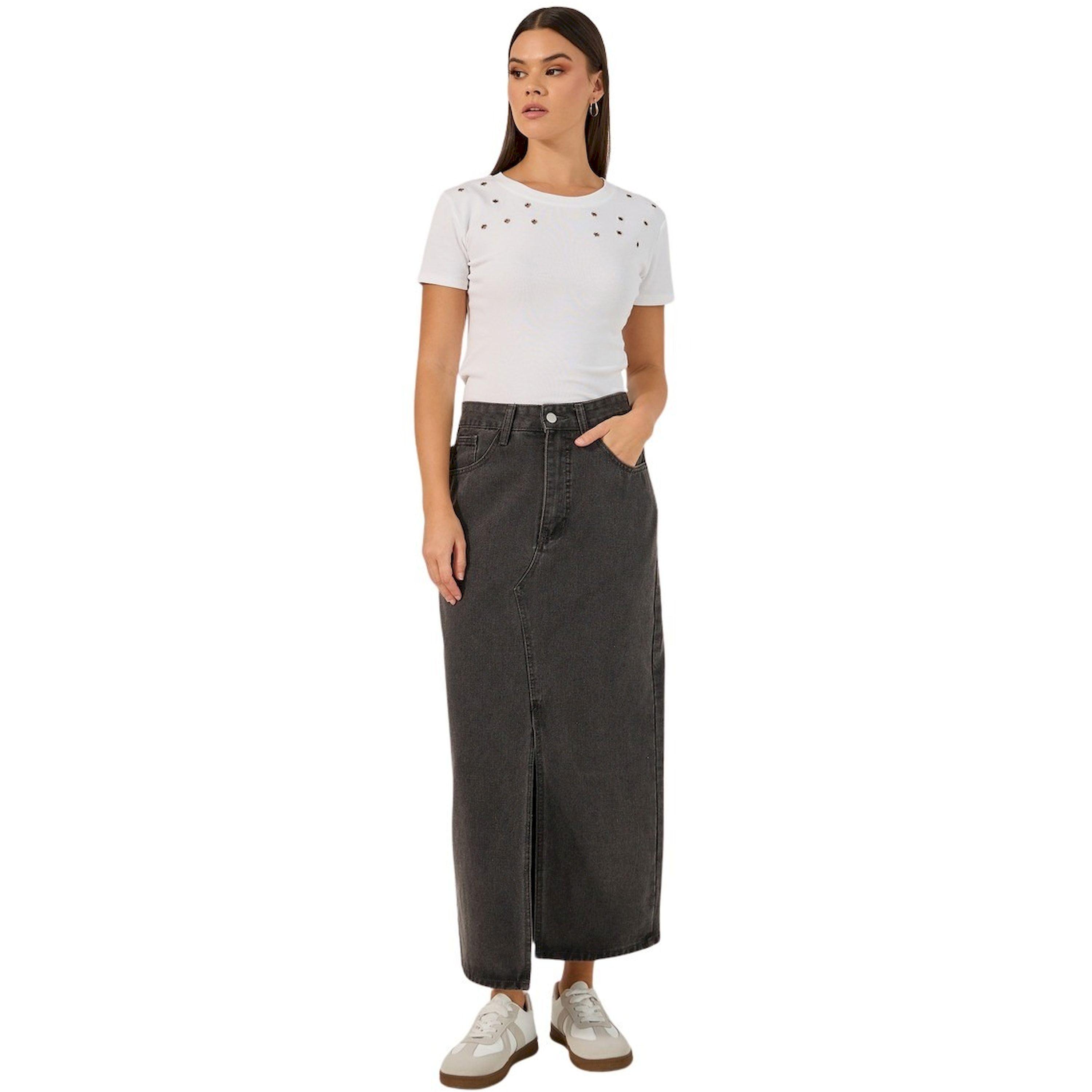 Styli Eyelet Detailed Fitted Round Neck T-shirt-women-clothing-tshirts-image-2