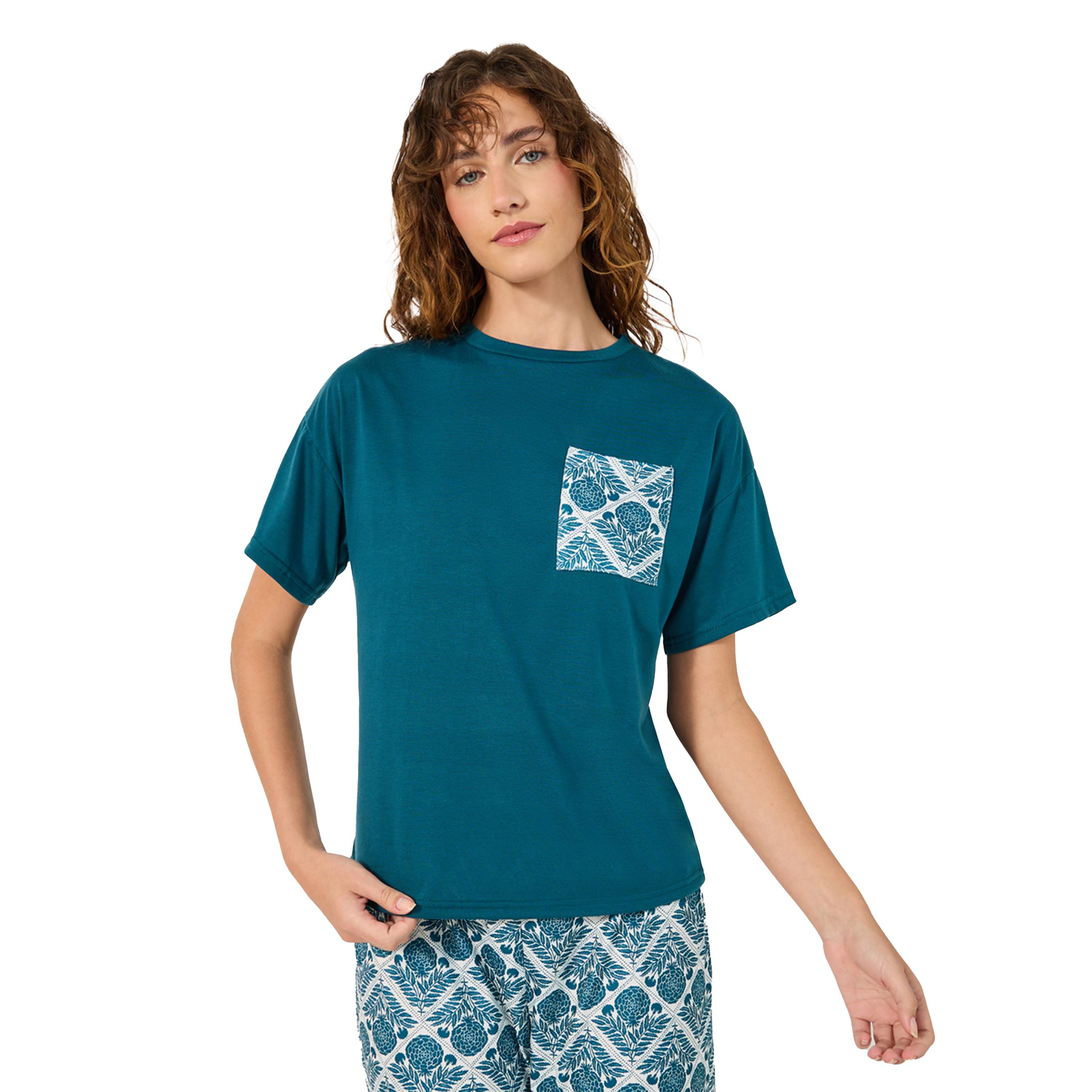 Styli Dropped Shoulder Print Pocket T-Shirt and Pyjama Pants Set-women-clothing-nightwear-pyjamas-longsets-image-3