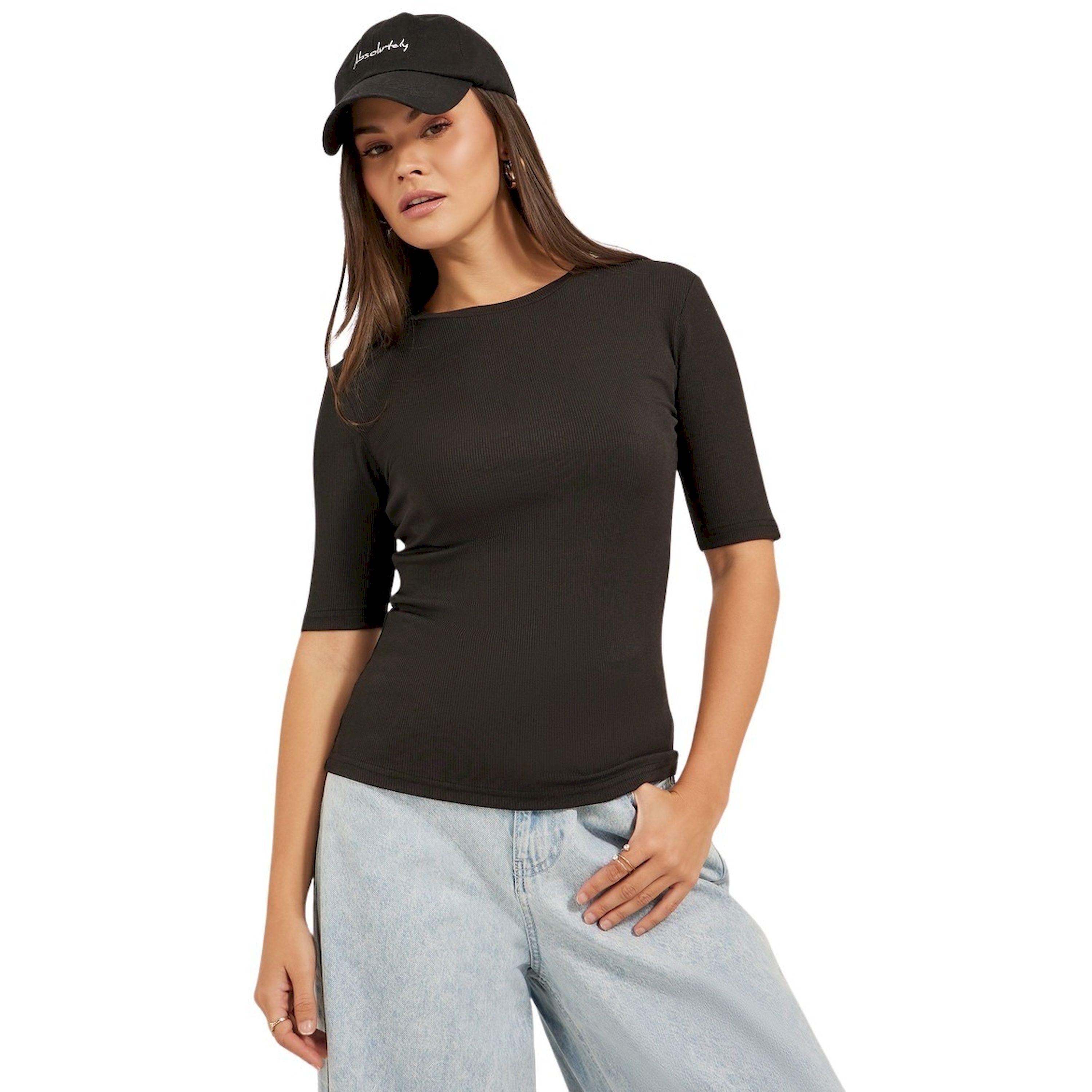 Styli Short Sleeve Ribbed Round Neck Fitted Knit Top-women-clothing-shirtsandblouses-blouses-image-3