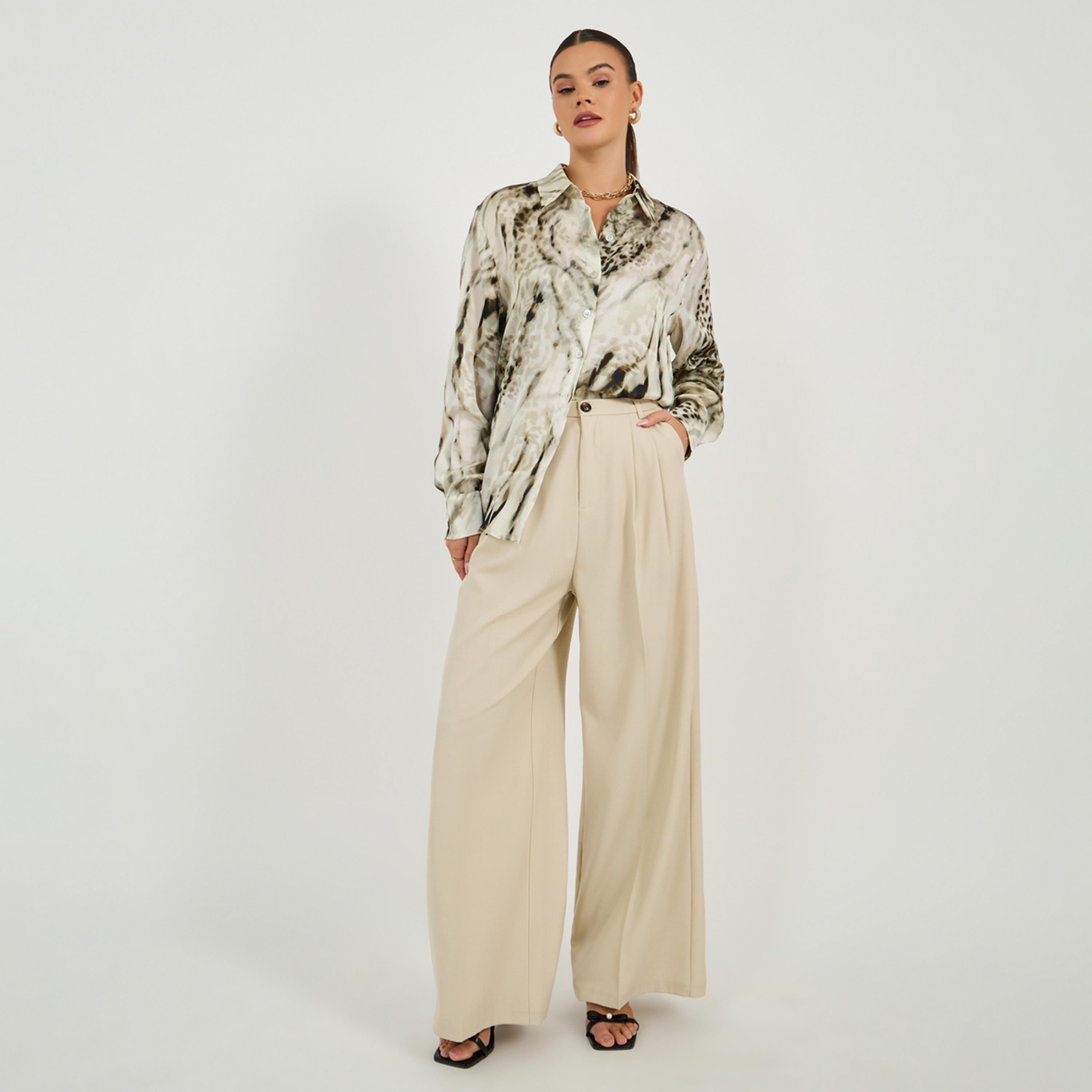Styli Animal Print Collared Oversized Shirt-women-clothing-shirtsandblouses-shirts-image-3