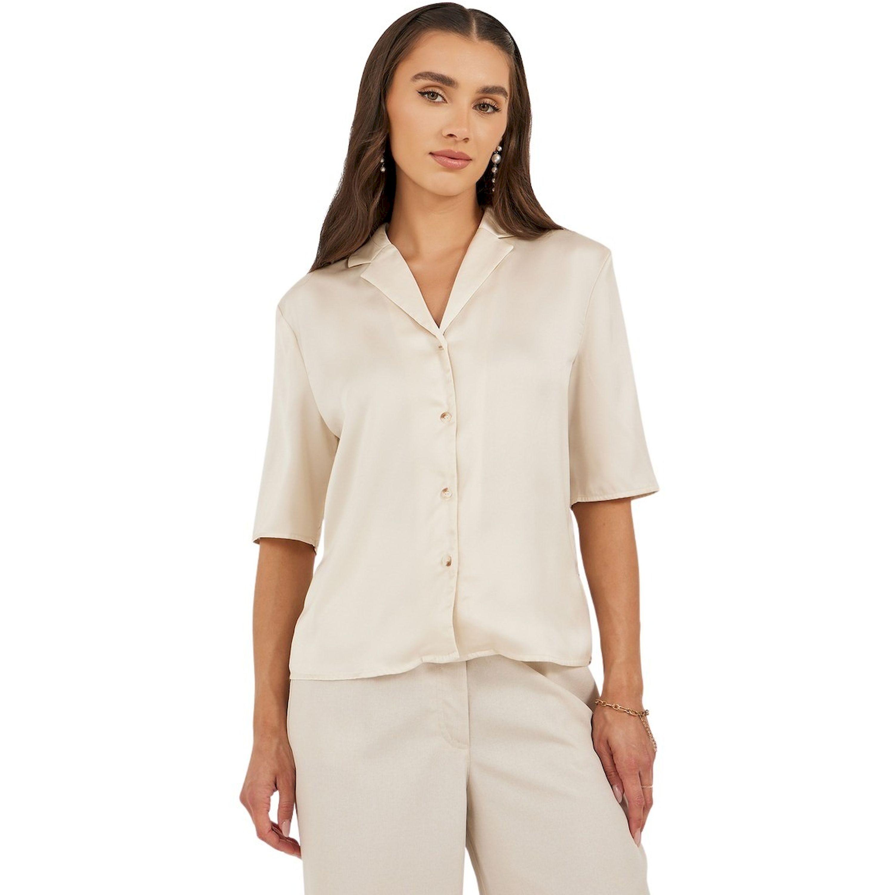 Styli Solid Notch Lapel Boxy Shirt-women-clothing-shirtsandblouses-shirts-image-1
