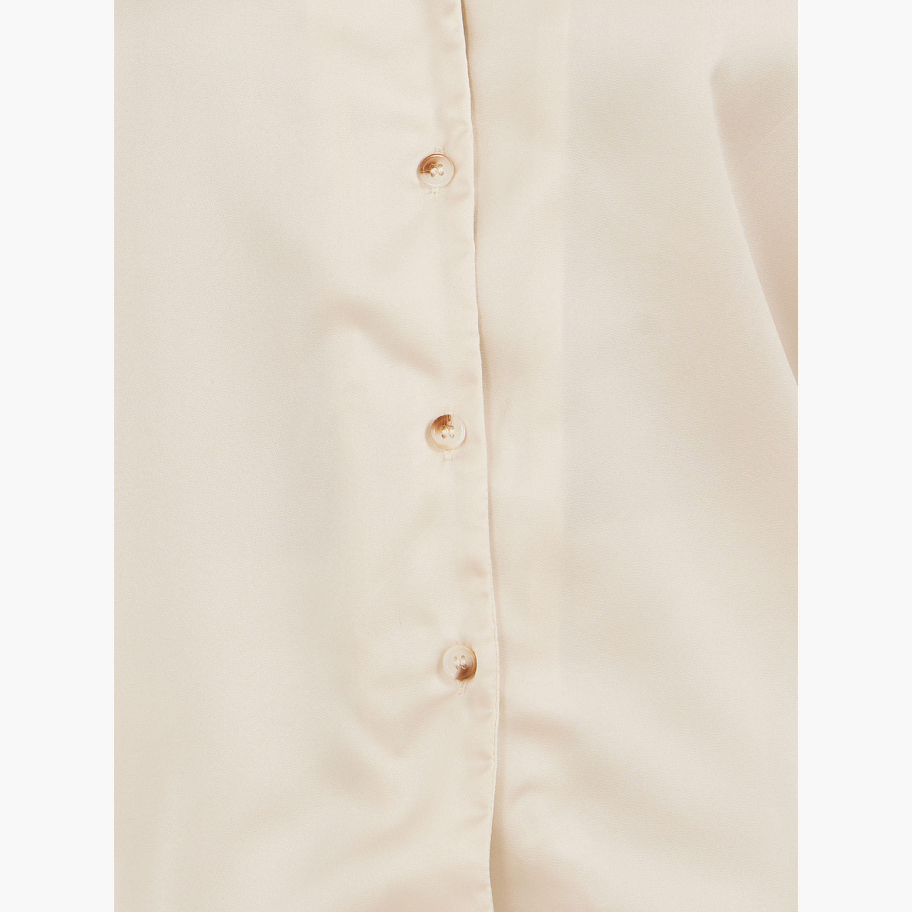 Styli Solid Notch Lapel Boxy Shirt-women-clothing-shirtsandblouses-shirts-image-3