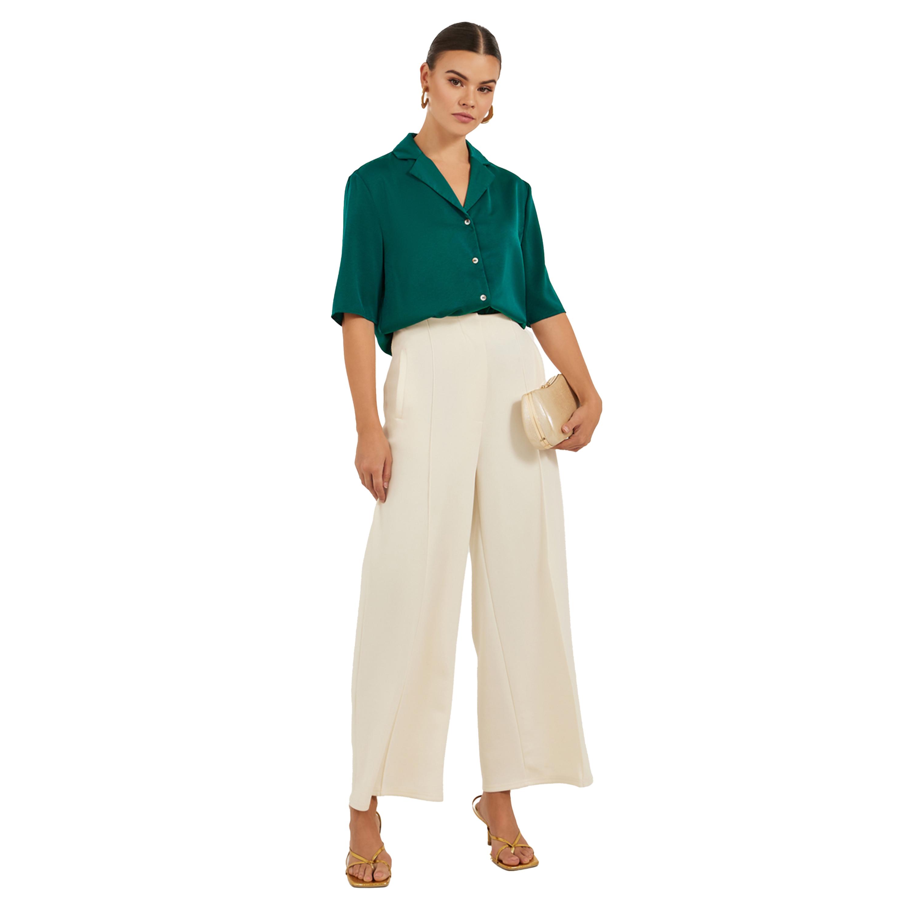 Styli Solid Notch Lapel Boxy Shirt-women-clothing-shirtsandblouses-shirts-image-2