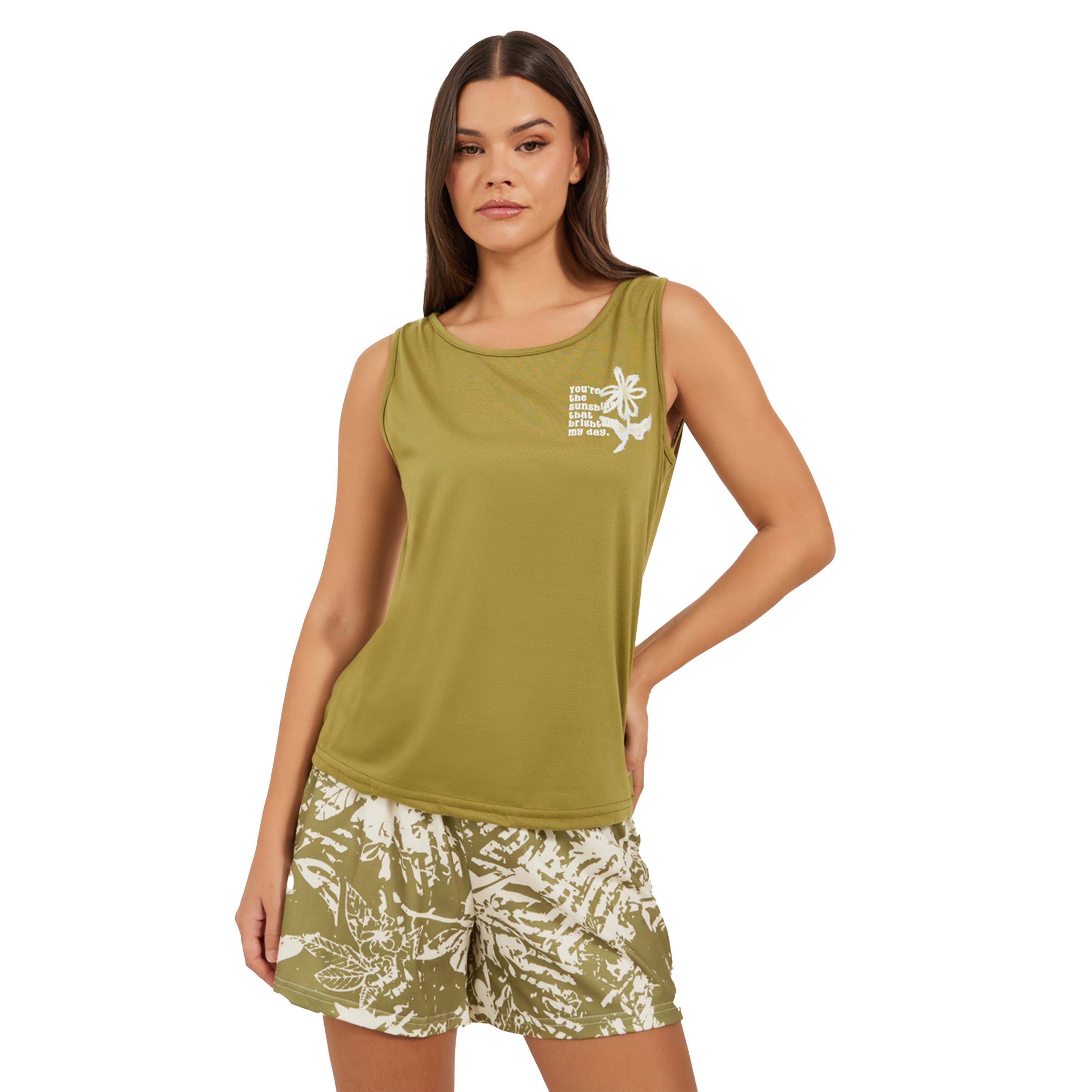 Styli Printed Tank Top and Pyjama Shorts Set-women-clothing-nightwear-pyjamas-shortsets-image-3